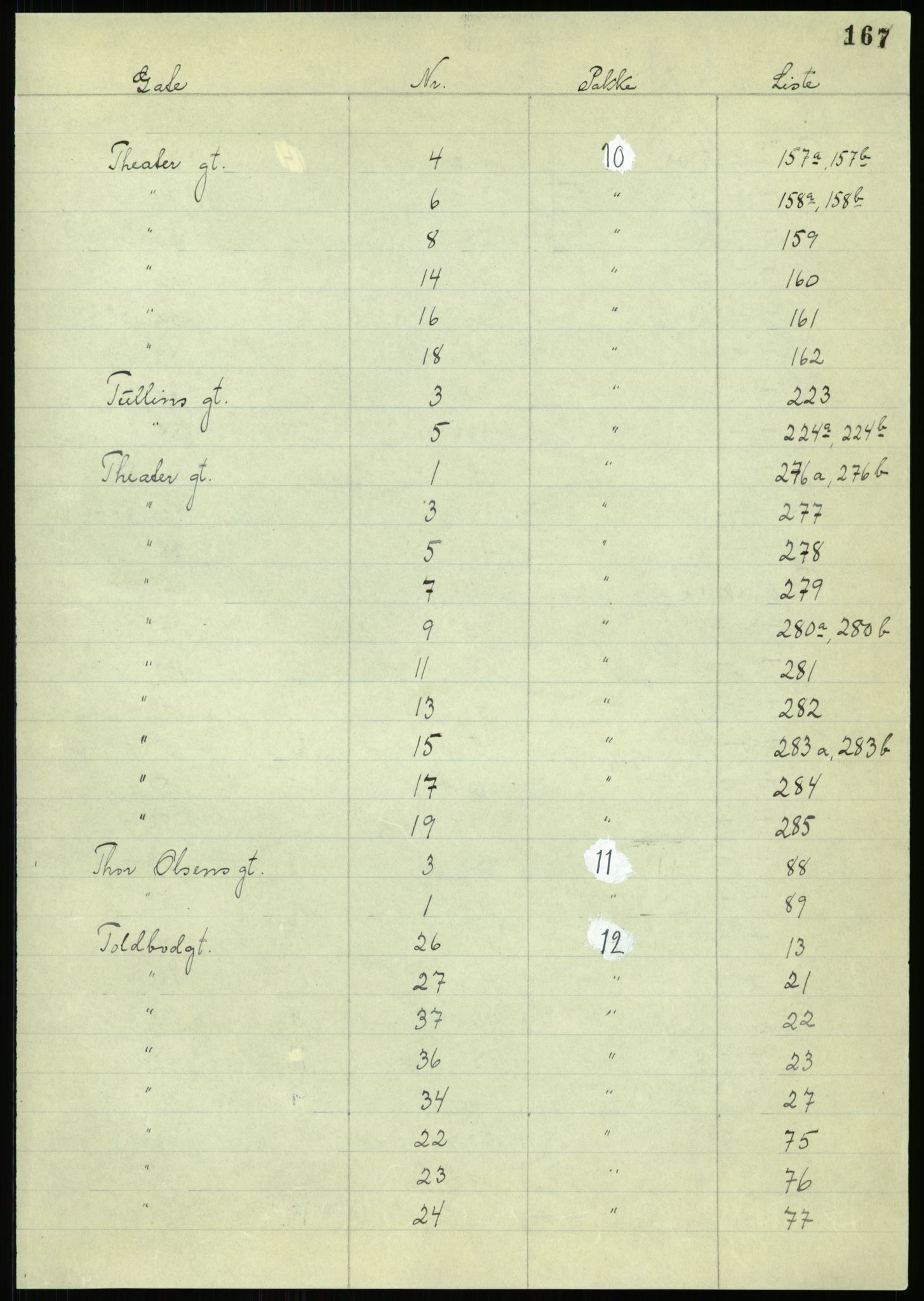 RA, 1885 census for 0301 Kristiania, 1885, p. 169