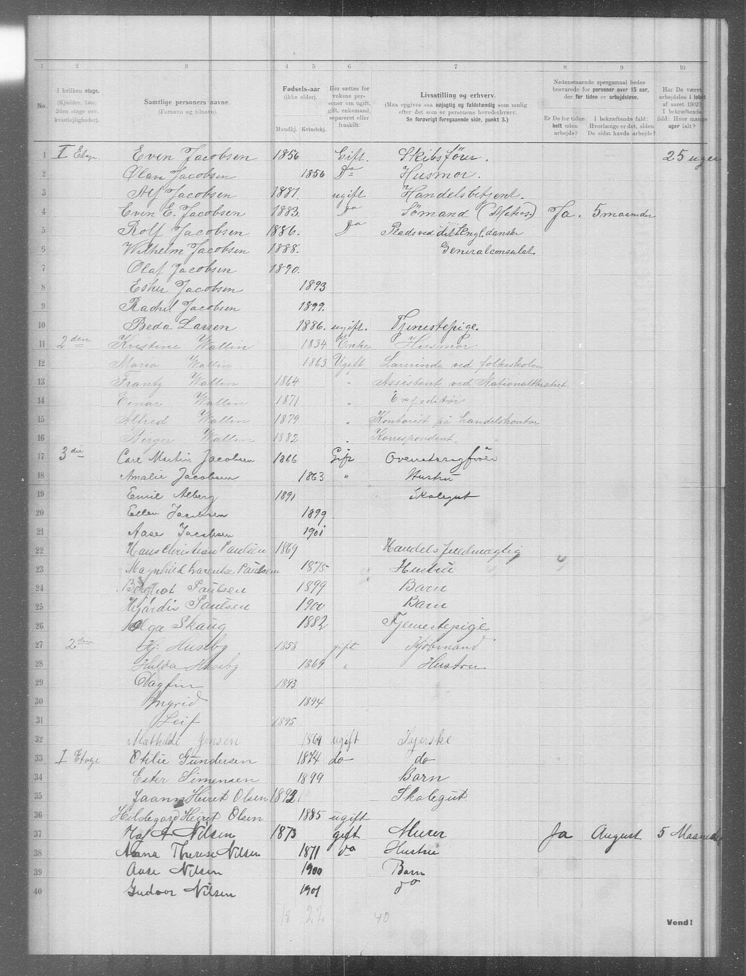 OBA, Municipal Census 1902 for Kristiania, 1902, p. 10274