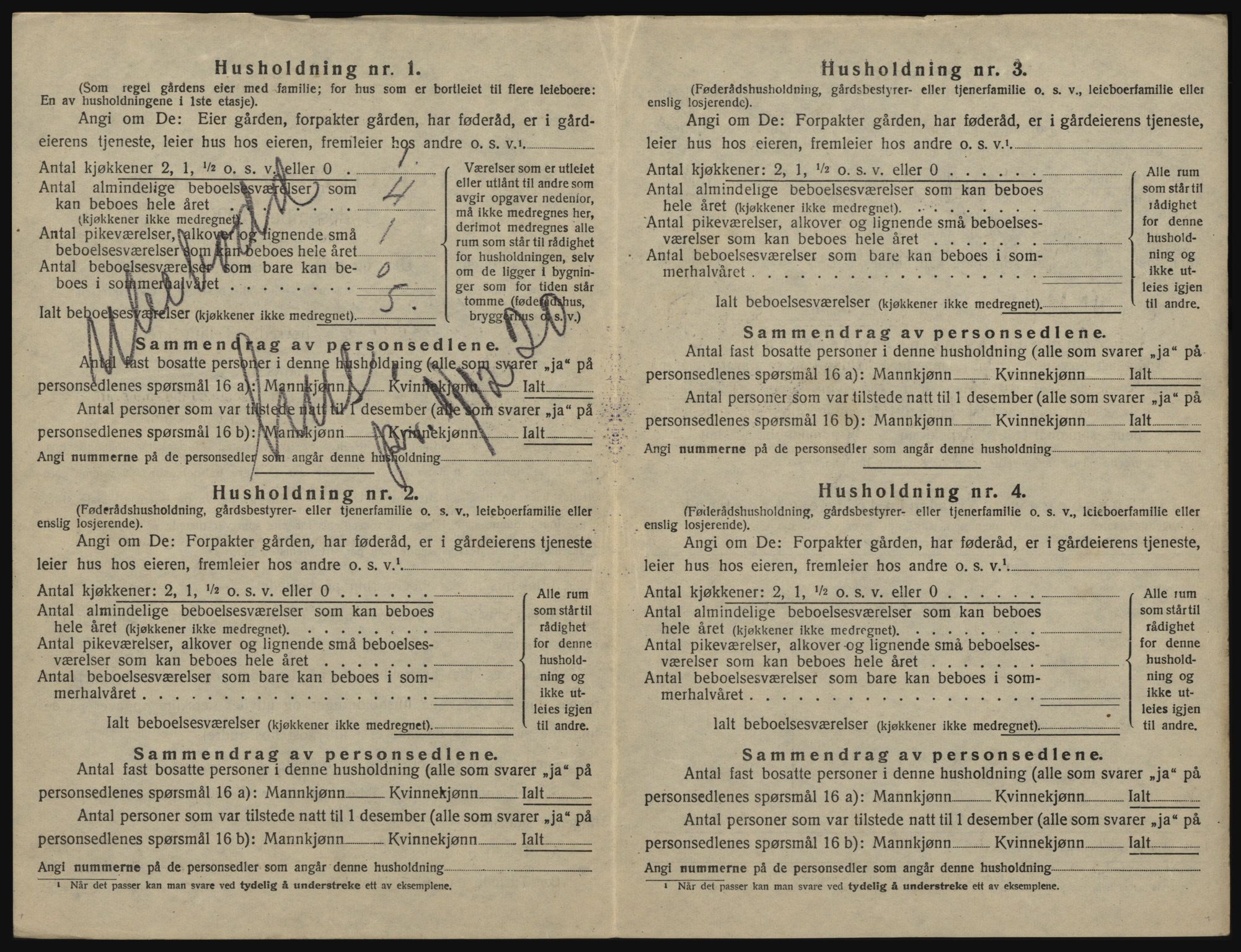 SAO, 1920 census for Kråkerøy, 1920, p. 33