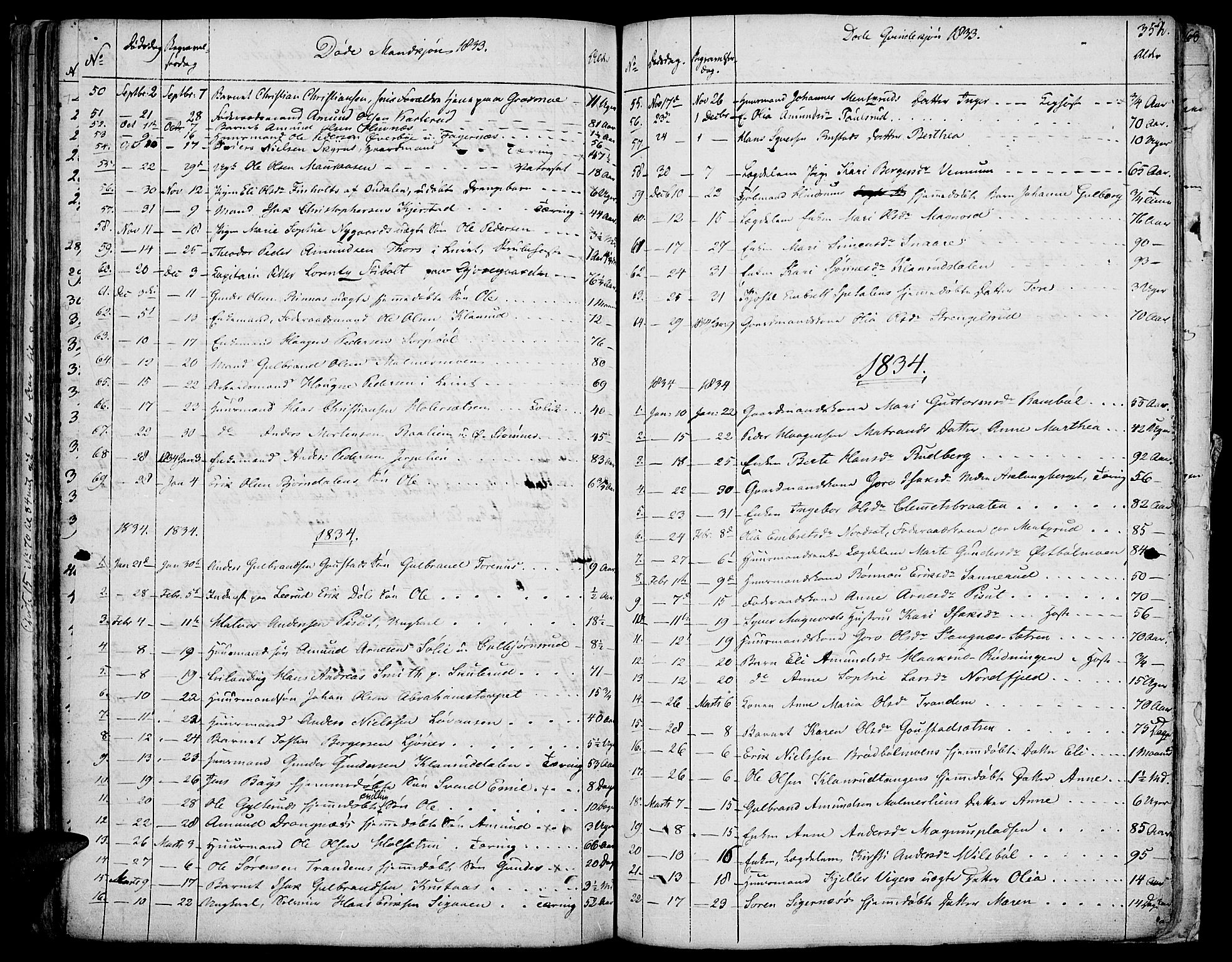 Vinger prestekontor, SAH/PREST-024/H/Ha/Haa/L0007: Parish register (official) no. 7, 1826-1839, p. 352