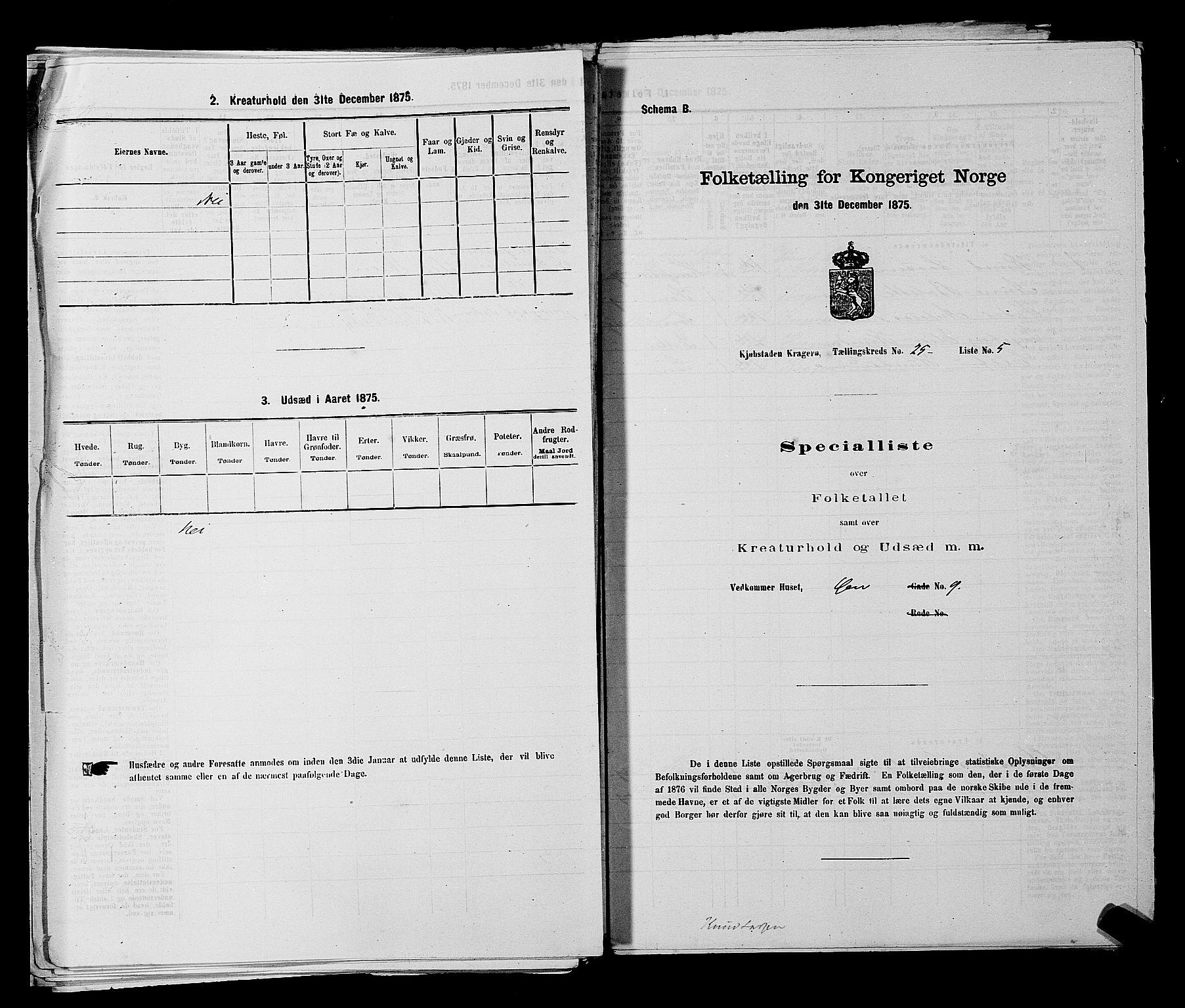 SAKO, 1875 census for 0801P Kragerø, 1875, p. 544