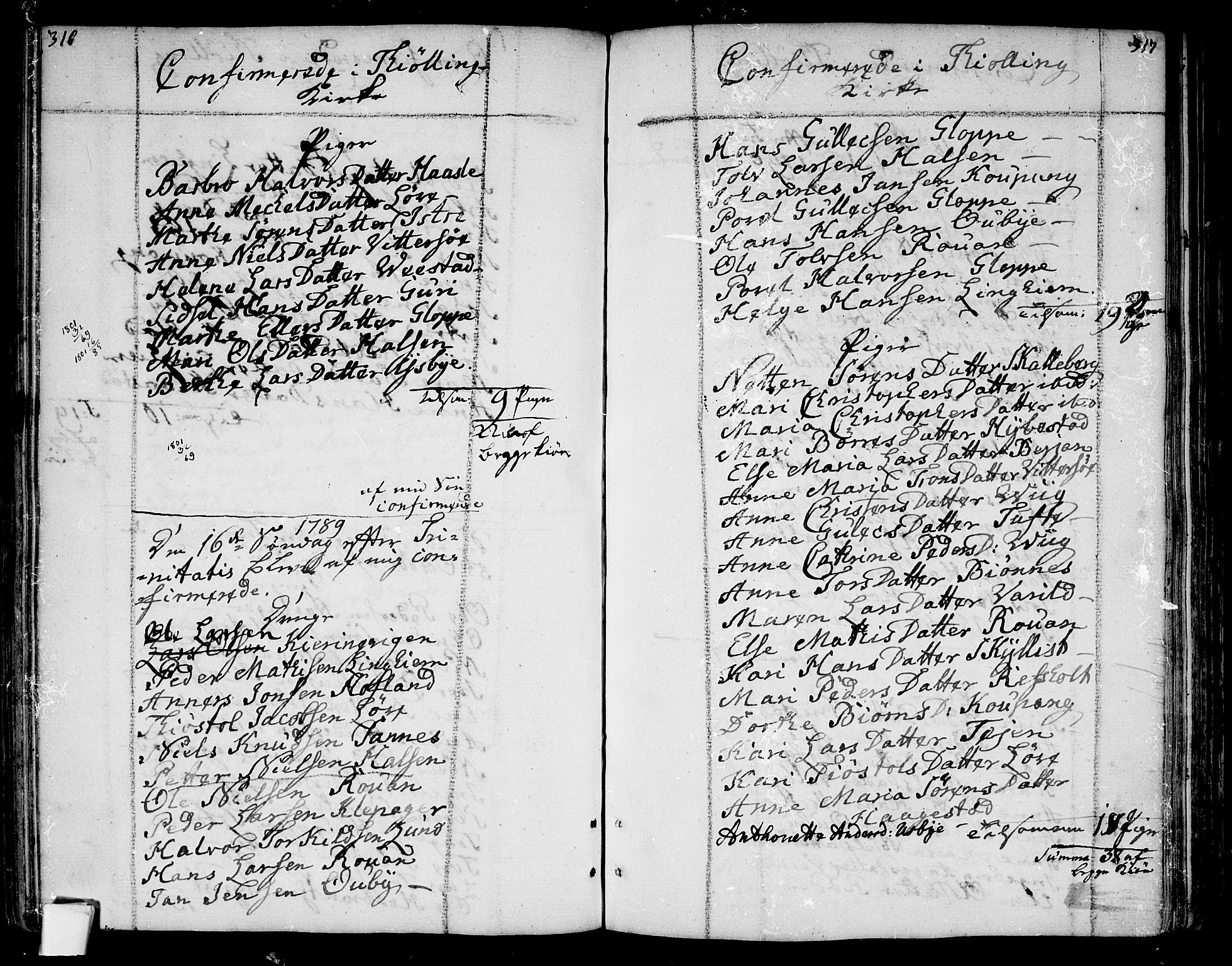 Tjølling kirkebøker, SAKO/A-60/F/Fa/L0004: Parish register (official) no. 4, 1779-1817, p. 316-317