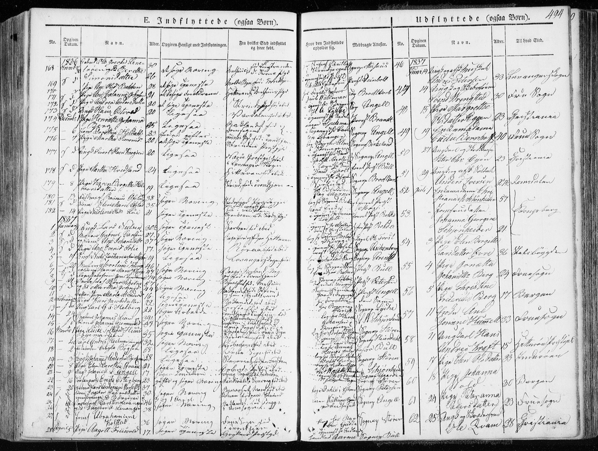 Ministerialprotokoller, klokkerbøker og fødselsregistre - Sør-Trøndelag, AV/SAT-A-1456/601/L0047: Parish register (official) no. 601A15, 1831-1839, p. 494