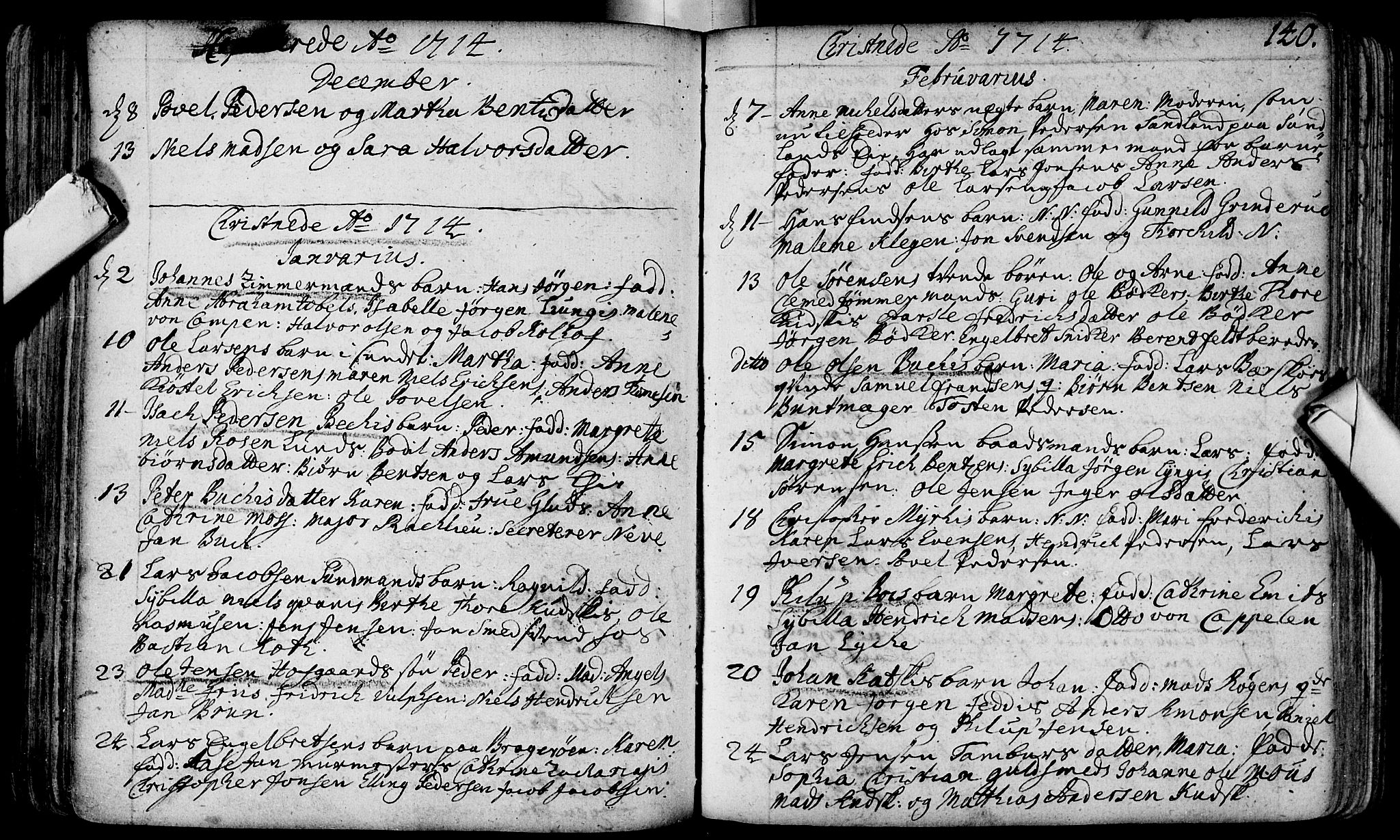 Bragernes kirkebøker, SAKO/A-6/F/Fa/L0003: Parish register (official) no. I 3, 1706-1734, p. 140