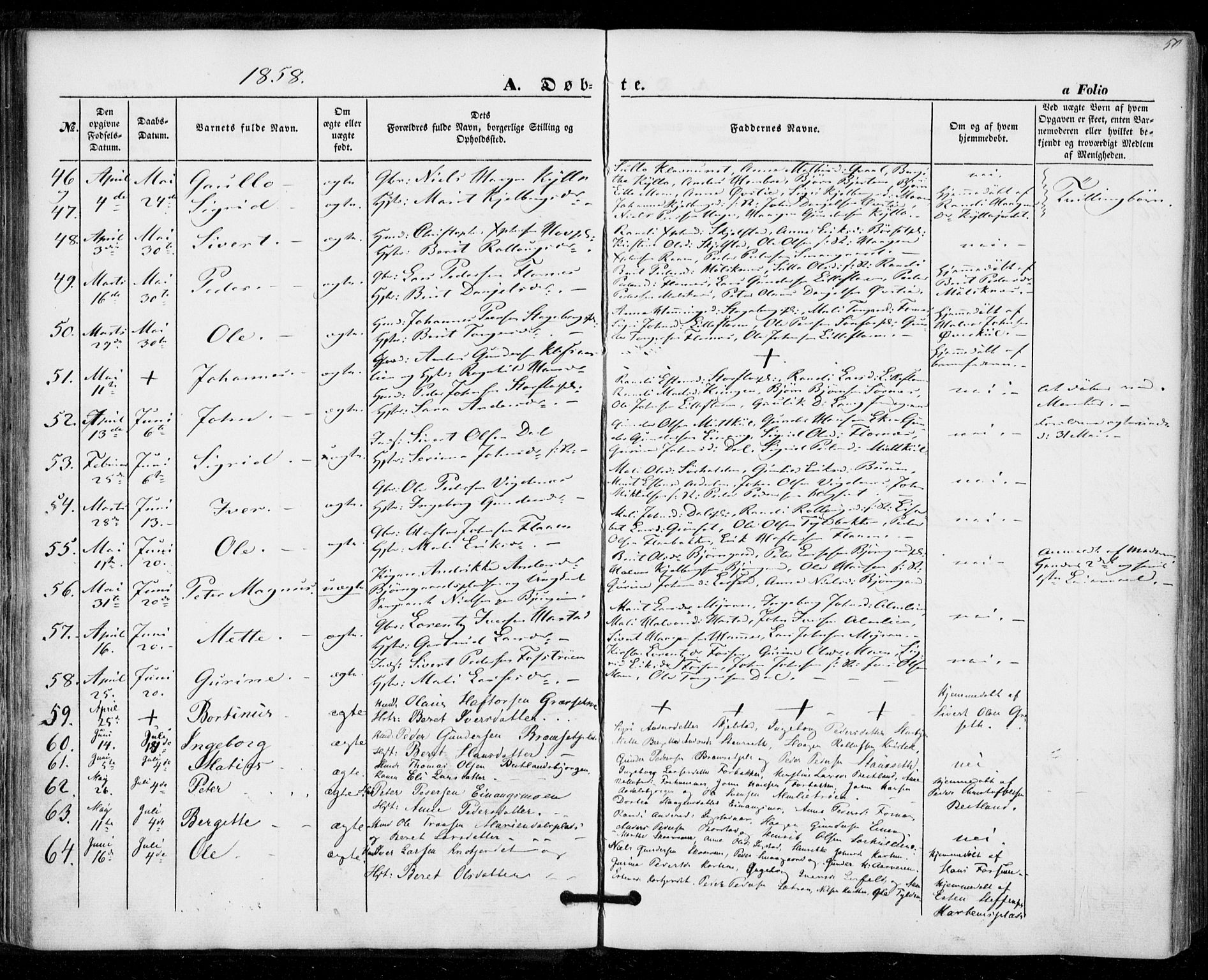 Ministerialprotokoller, klokkerbøker og fødselsregistre - Nord-Trøndelag, AV/SAT-A-1458/703/L0028: Parish register (official) no. 703A01, 1850-1862, p. 50