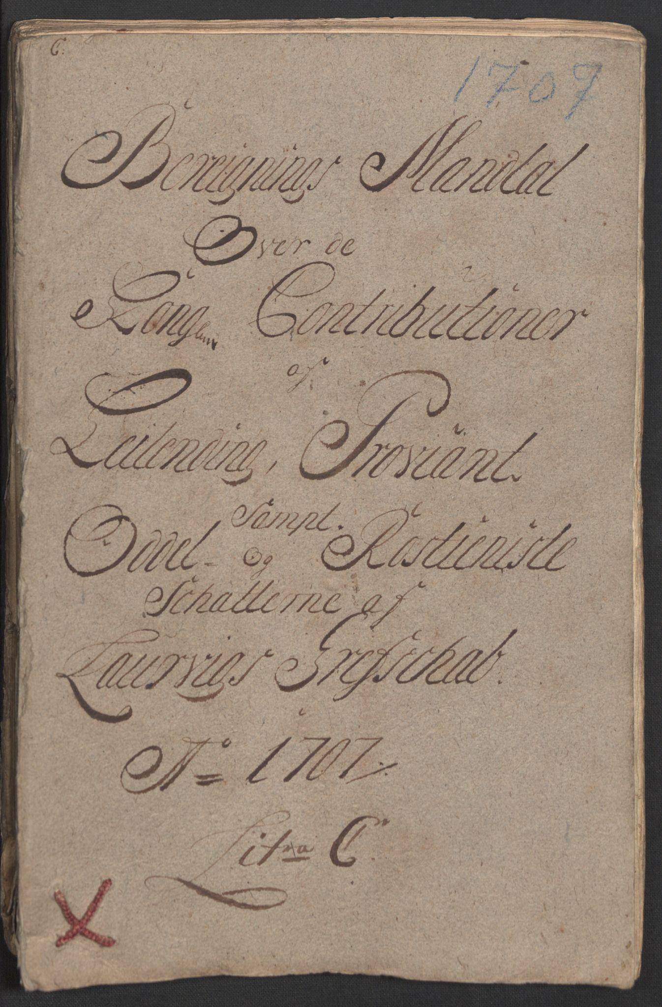 Rentekammeret inntil 1814, Reviderte regnskaper, Fogderegnskap, RA/EA-4092/R33/L1980: Fogderegnskap Larvik grevskap, 1707-1708, p. 37