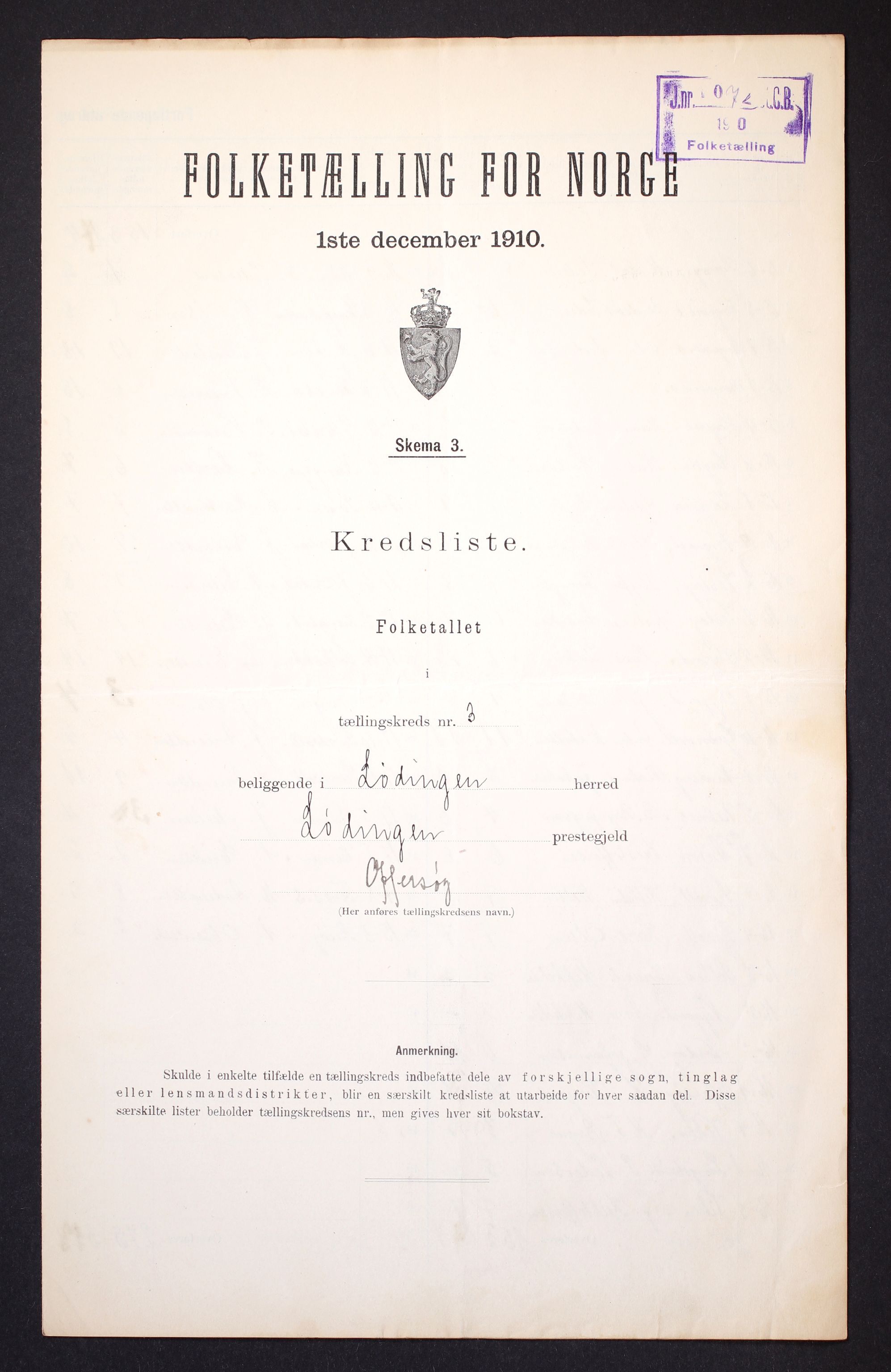 RA, 1910 census for Lødingen, 1910, p. 10