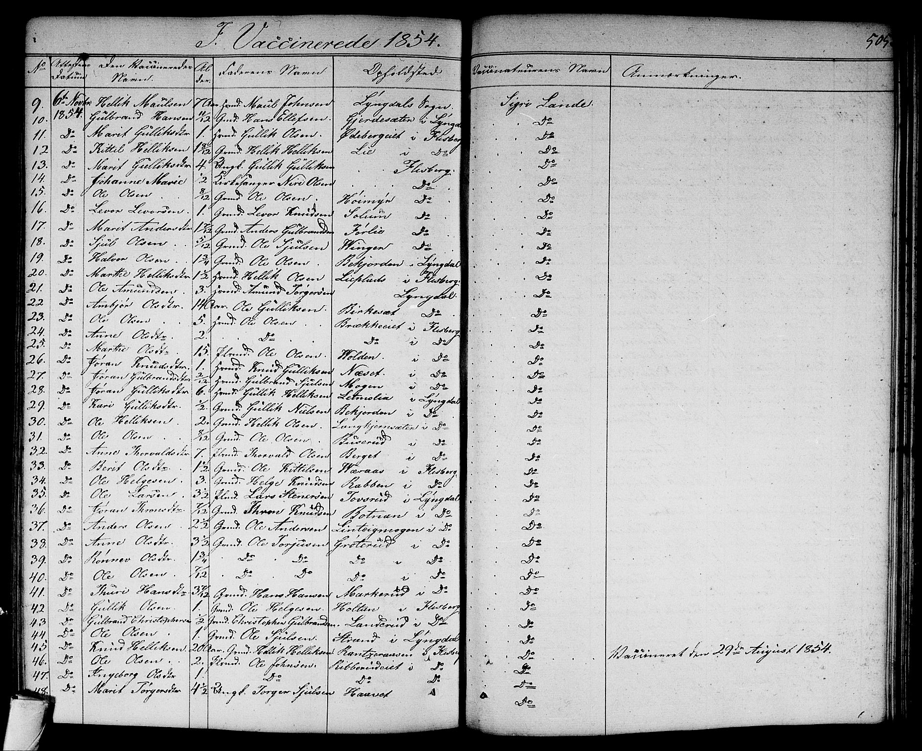 Flesberg kirkebøker, AV/SAKO-A-18/G/Ga/L0002: Parish register (copy) no. I 2, 1834-1860, p. 505