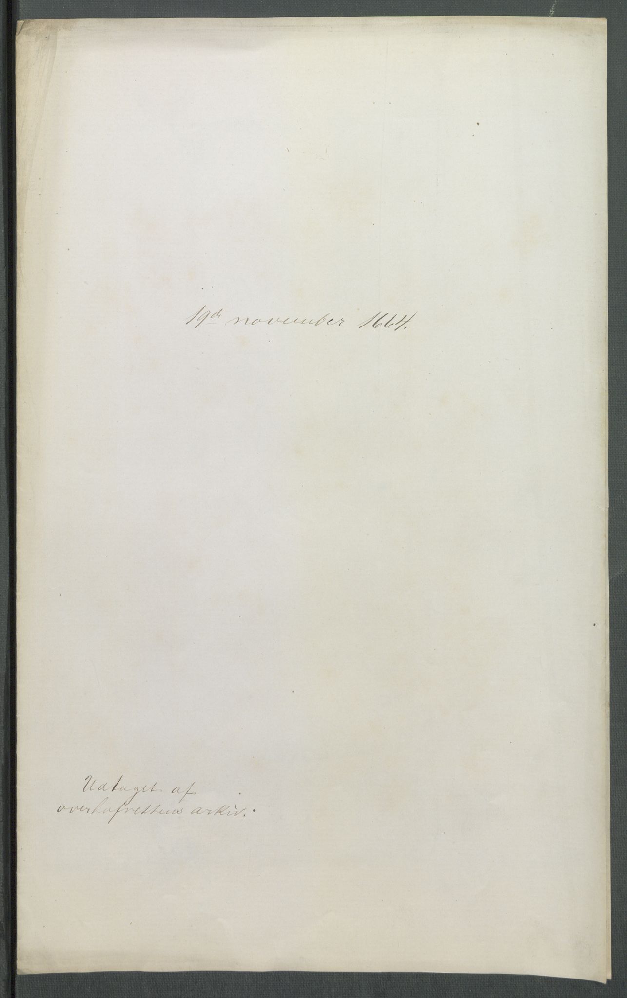 Riksarkivets diplomsamling, AV/RA-EA-5965/F02/L0170: Dokumenter, 1664-1666, p. 85
