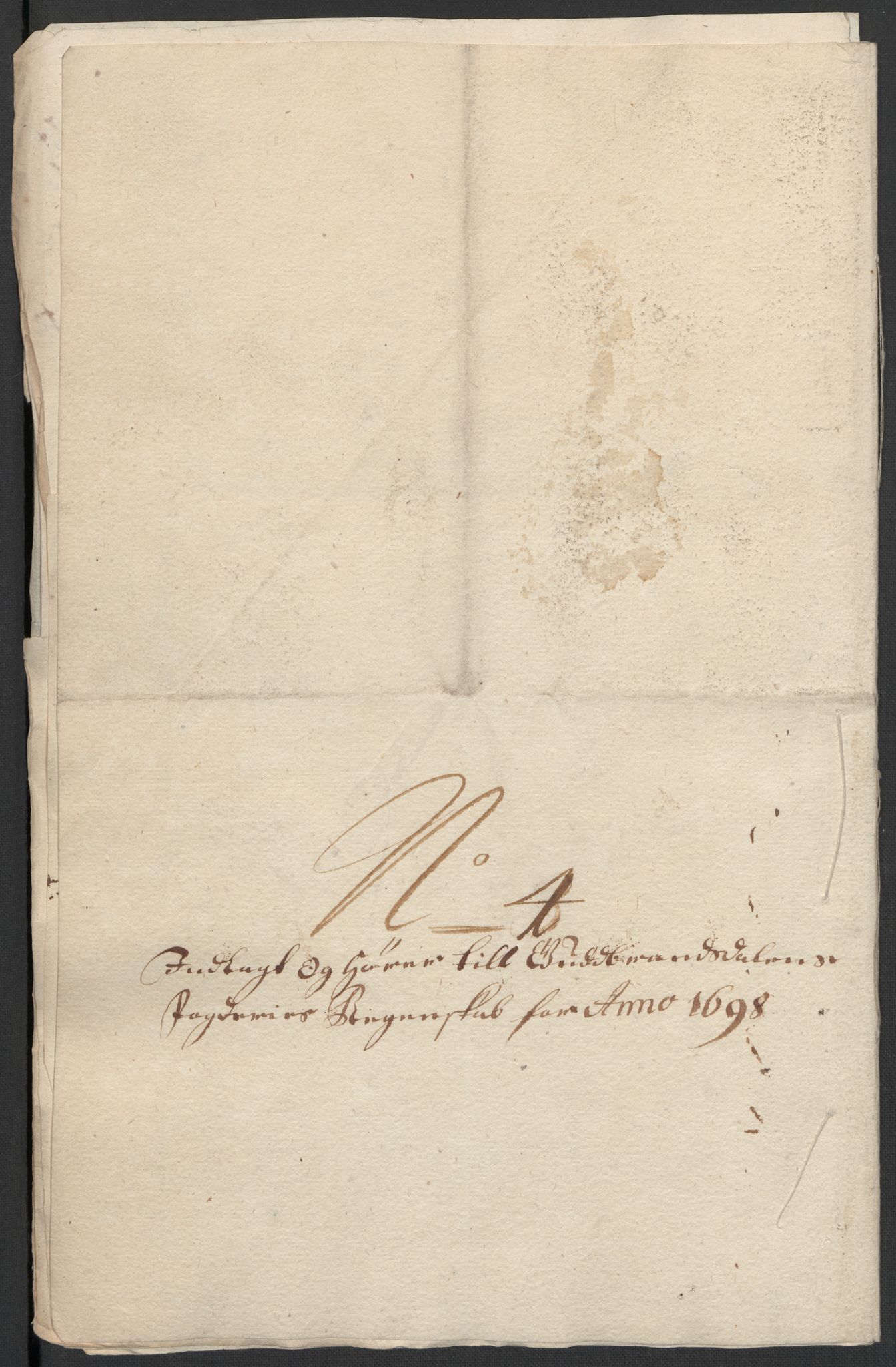 Rentekammeret inntil 1814, Reviderte regnskaper, Fogderegnskap, AV/RA-EA-4092/R17/L1171: Fogderegnskap Gudbrandsdal, 1698, p. 69