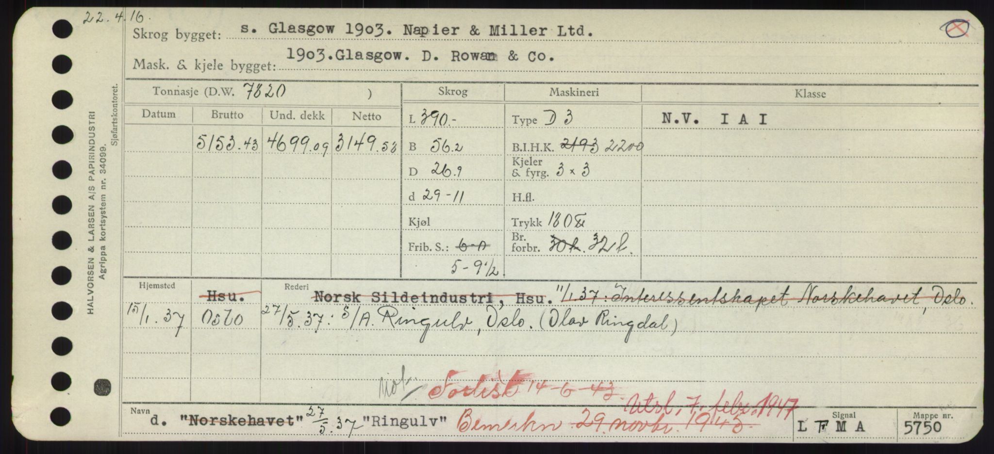 Sjøfartsdirektoratet med forløpere, Skipsmålingen, AV/RA-S-1627/H/Hd/L0030: Fartøy, Q-Riv, p. 591