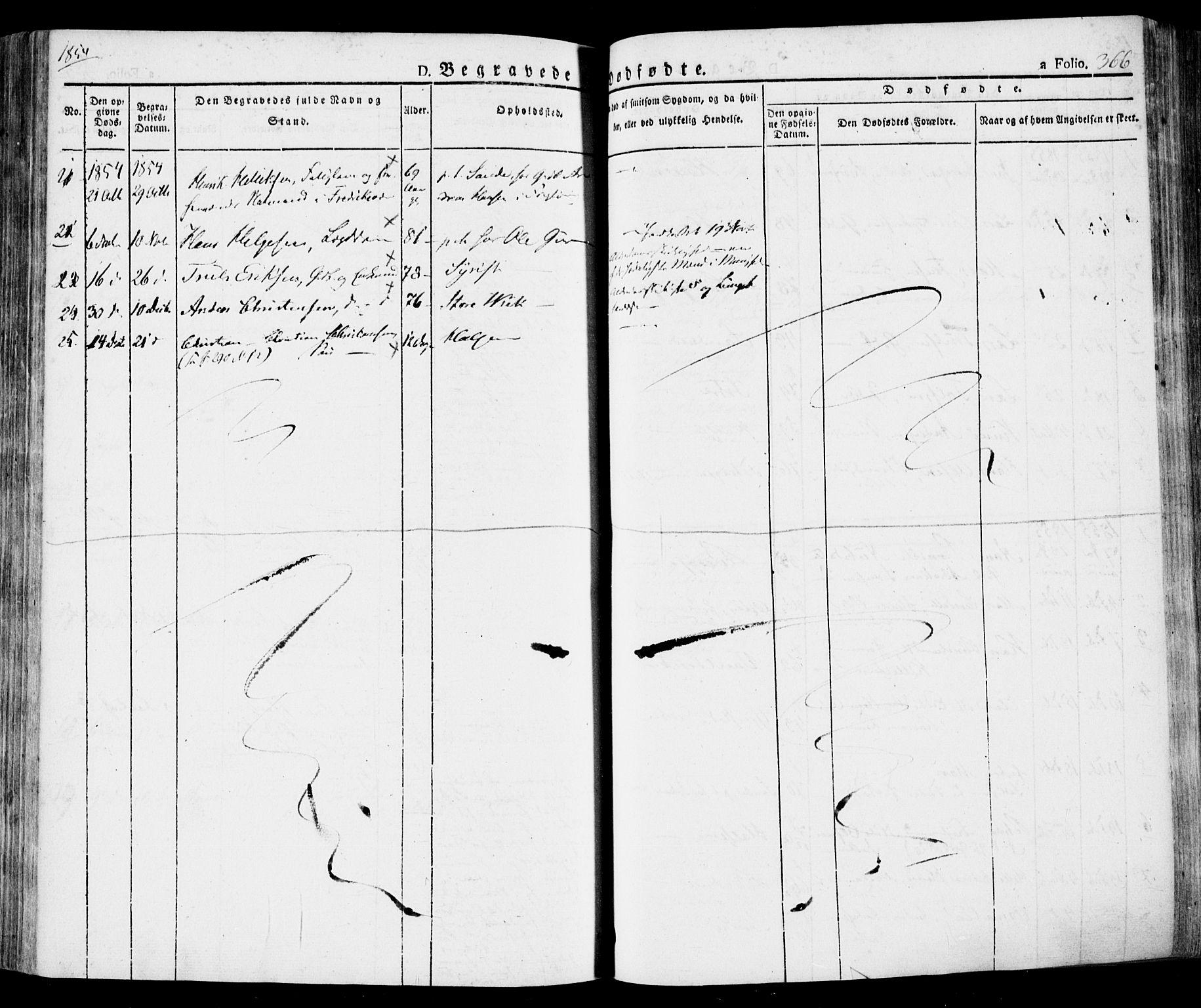 Tjølling kirkebøker, SAKO/A-60/F/Fa/L0006: Parish register (official) no. 6, 1835-1859, p. 366