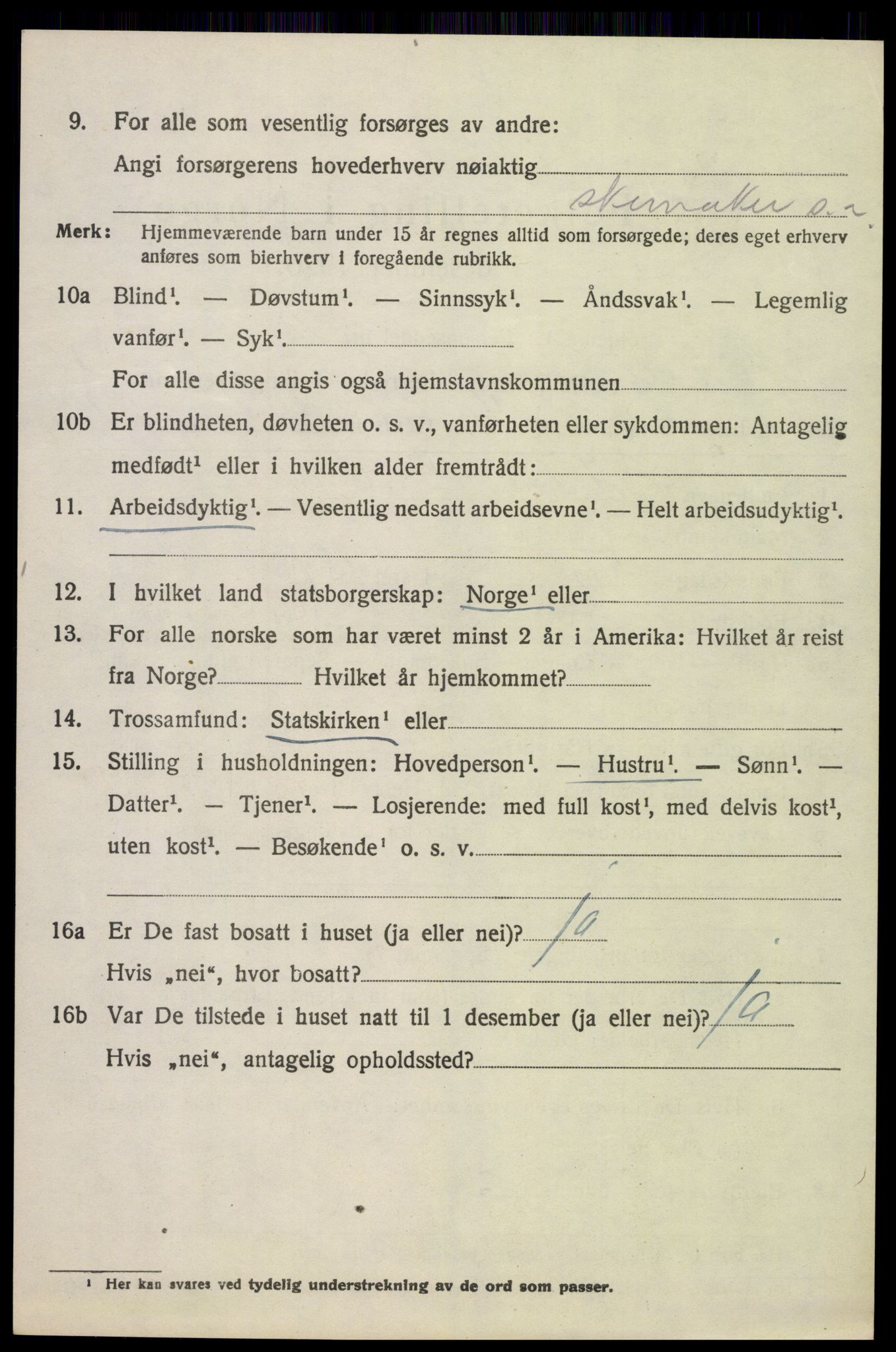 SAH, 1920 census for Østre Gausdal, 1920, p. 1359