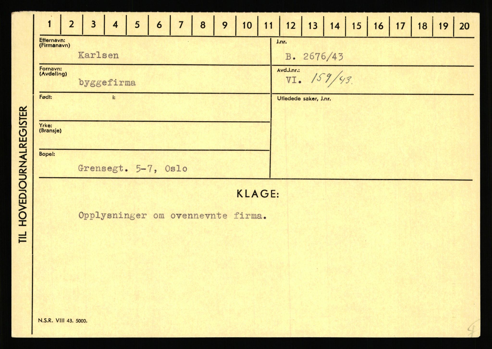 Statspolitiet - Hovedkontoret / Osloavdelingen, AV/RA-S-1329/C/Ca/L0008: Johan(nes)sen - Knoph, 1943-1945, p. 3266