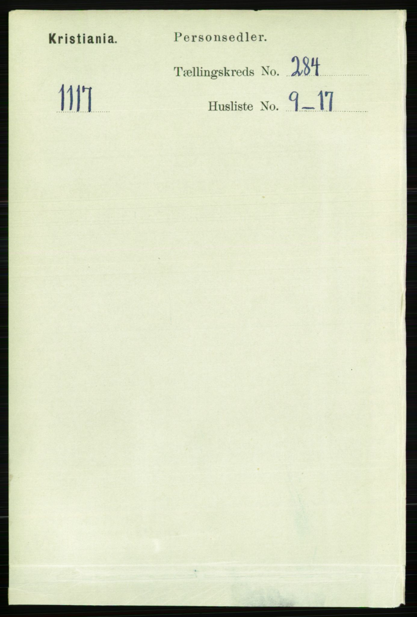 RA, 1891 census for 0301 Kristiania, 1891, p. 173726