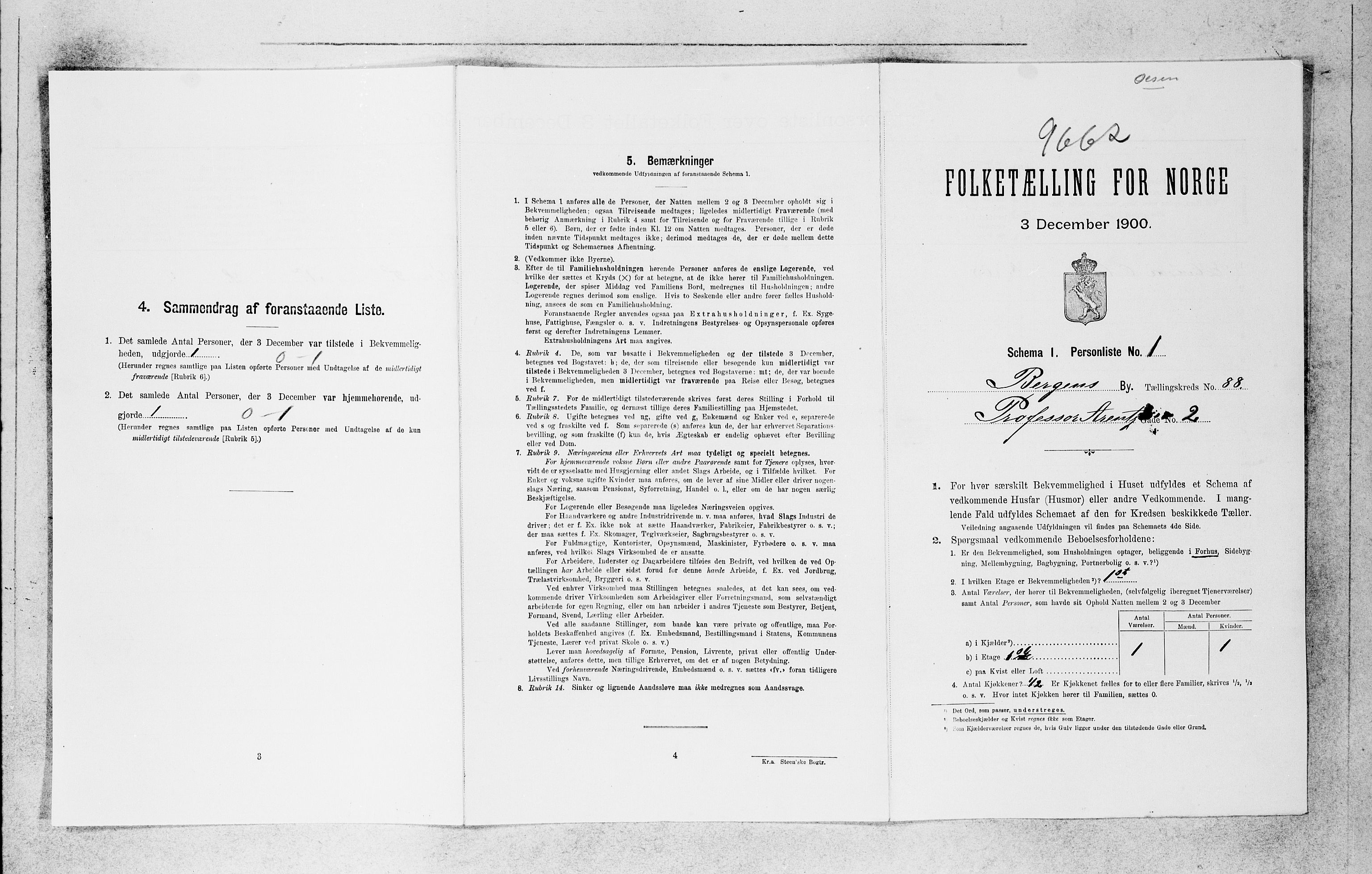 SAB, 1900 census for Bergen, 1900, p. 19139