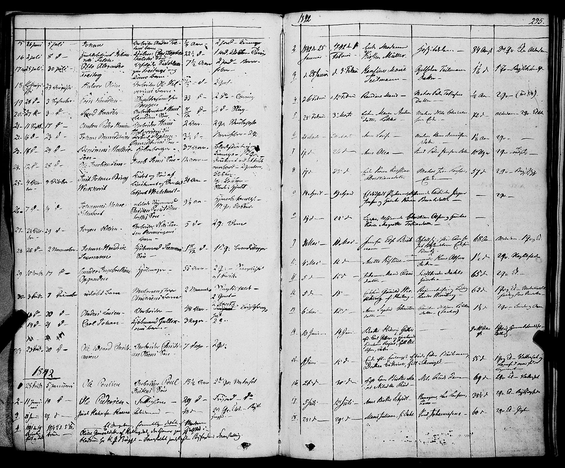 Larvik kirkebøker, SAKO/A-352/F/Fa/L0002: Parish register (official) no. I 2, 1825-1847, p. 295