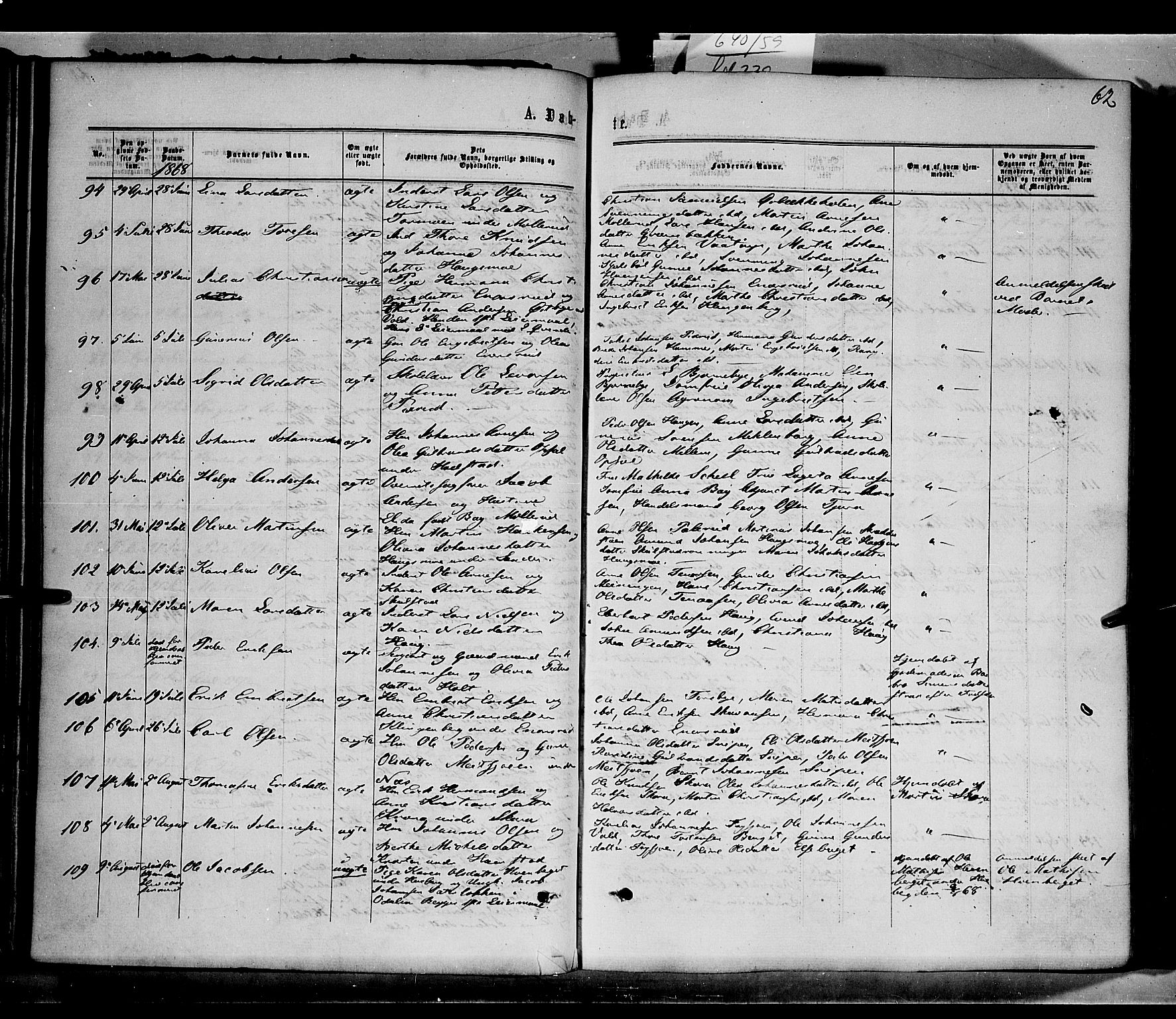 Grue prestekontor, AV/SAH-PREST-036/H/Ha/Haa/L0010: Parish register (official) no. 10, 1864-1873, p. 62