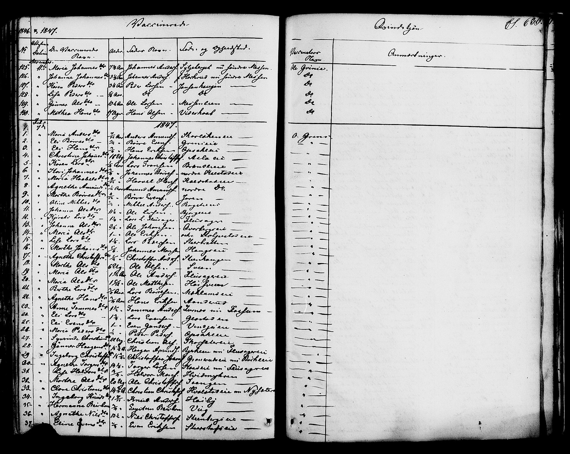 Ringsaker prestekontor, SAH/PREST-014/K/Ka/L0008: Parish register (official) no. 8, 1837-1850, p. 635
