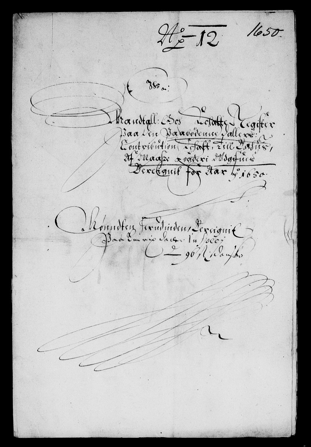 Rentekammeret inntil 1814, Reviderte regnskaper, Lensregnskaper, AV/RA-EA-5023/R/Rb/Rba/L0204: Akershus len, 1642-1651