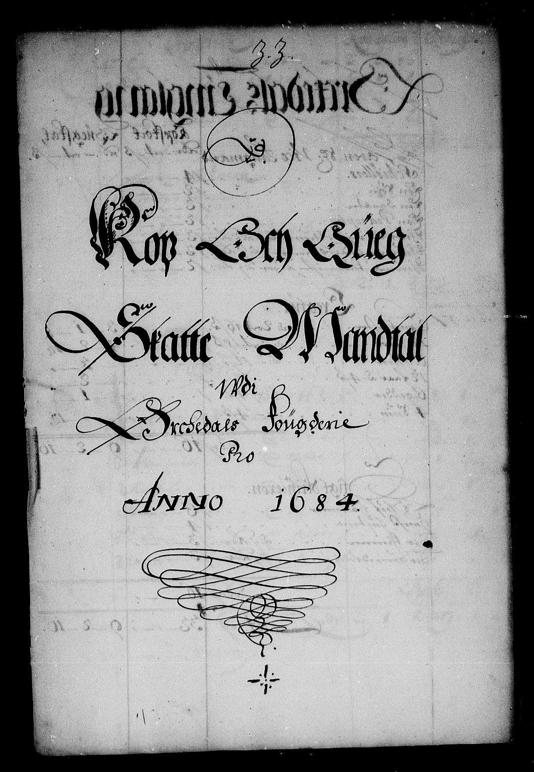 Rentekammeret inntil 1814, Reviderte regnskaper, Stiftamtstueregnskaper, Trondheim stiftamt og Nordland amt, AV/RA-EA-6044/R/Rg/L0075: Trondheim stiftamt og Nordland amt, 1684