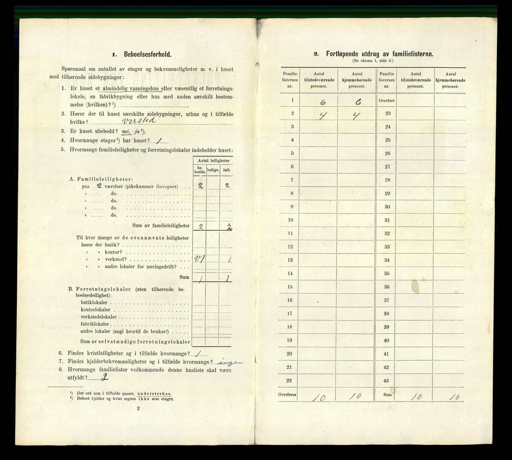 RA, 1910 census for Kristiansand, 1910, p. 5483