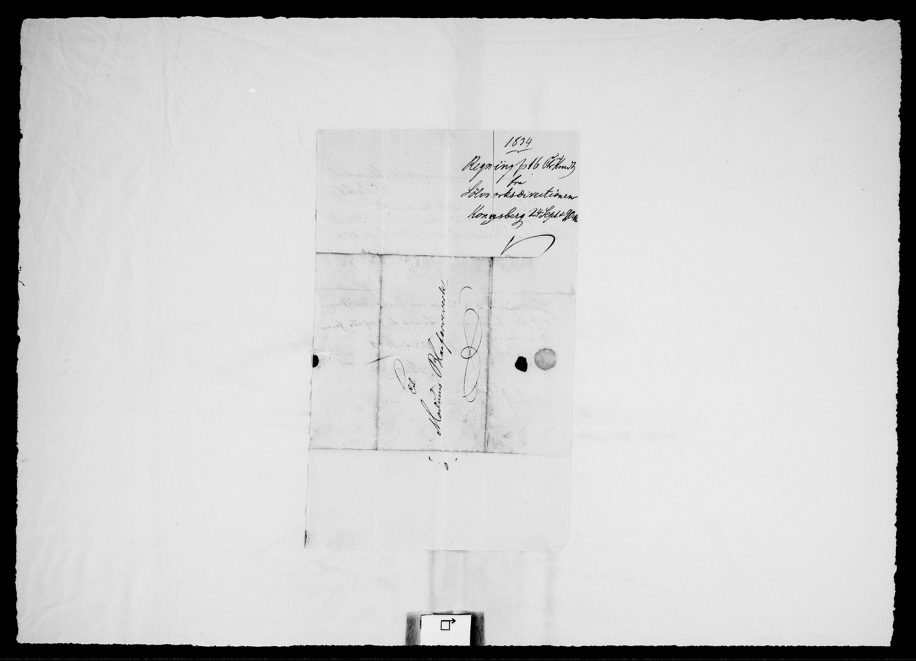 Modums Blaafarveværk, AV/RA-PA-0157/G/Gd/Gdc/L0218/0001: -- / Hiesige und Auswartige Rechnungen, 1834-1838, p. 5