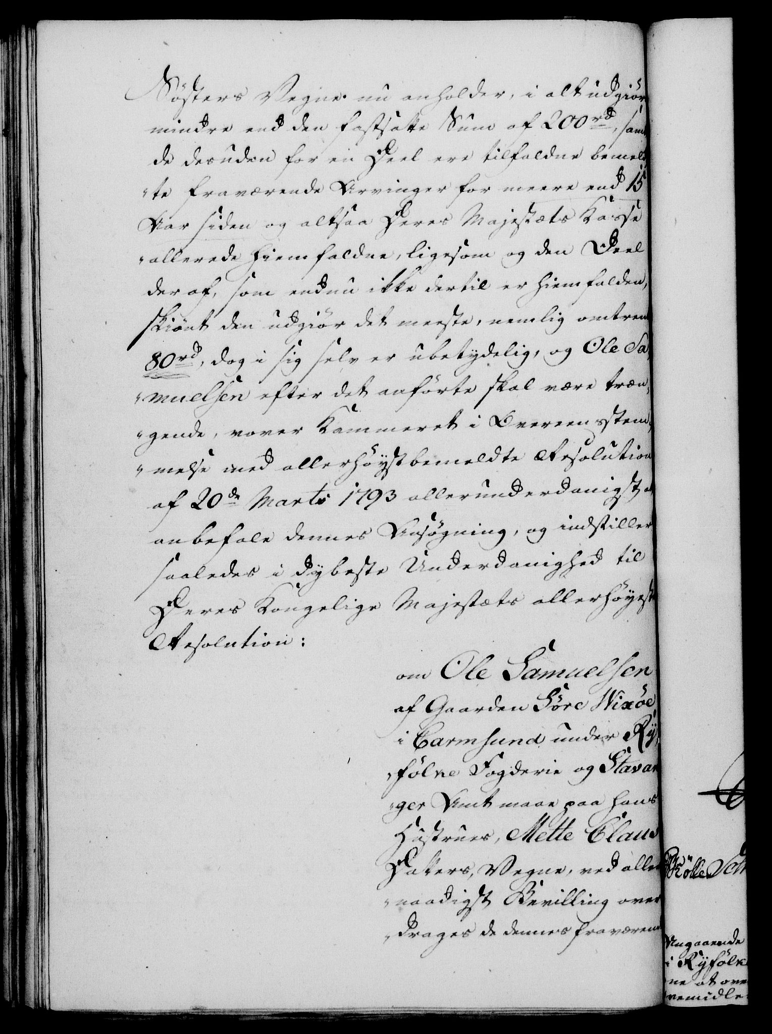 Rentekammeret, Kammerkanselliet, AV/RA-EA-3111/G/Gf/Gfa/L0083: Norsk relasjons- og resolusjonsprotokoll (merket RK 52.83), 1801, p. 411