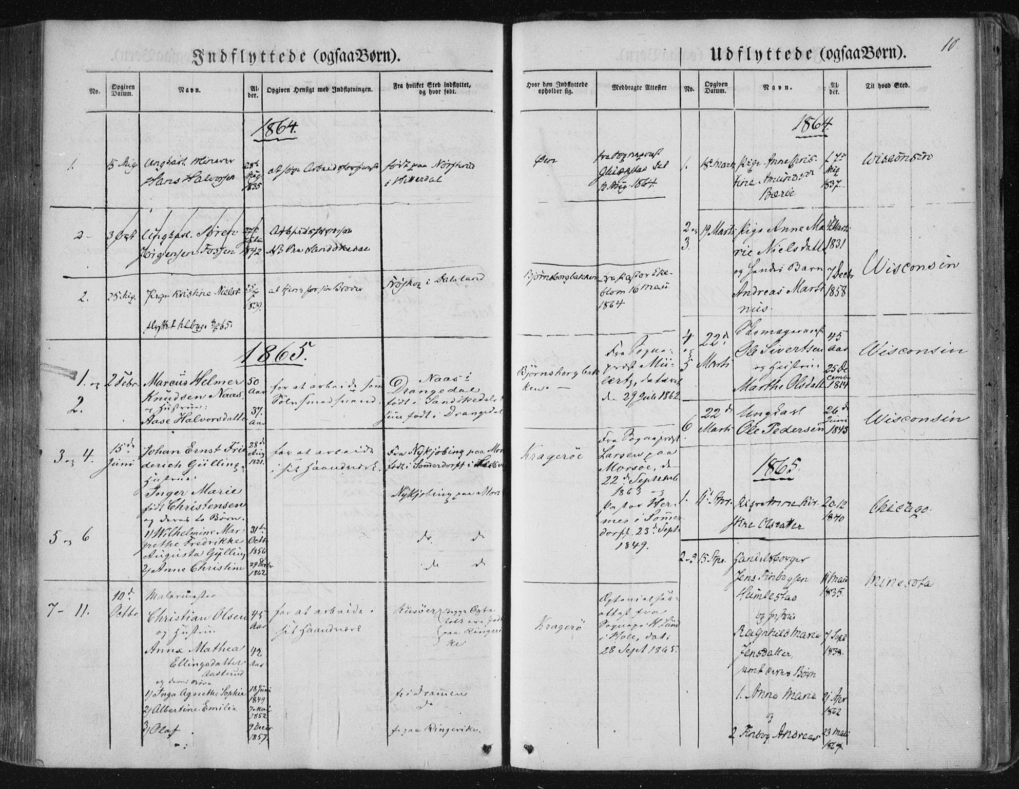 Kragerø kirkebøker, AV/SAKO-A-278/F/Fa/L0006: Parish register (official) no. 6, 1847-1861, p. 10