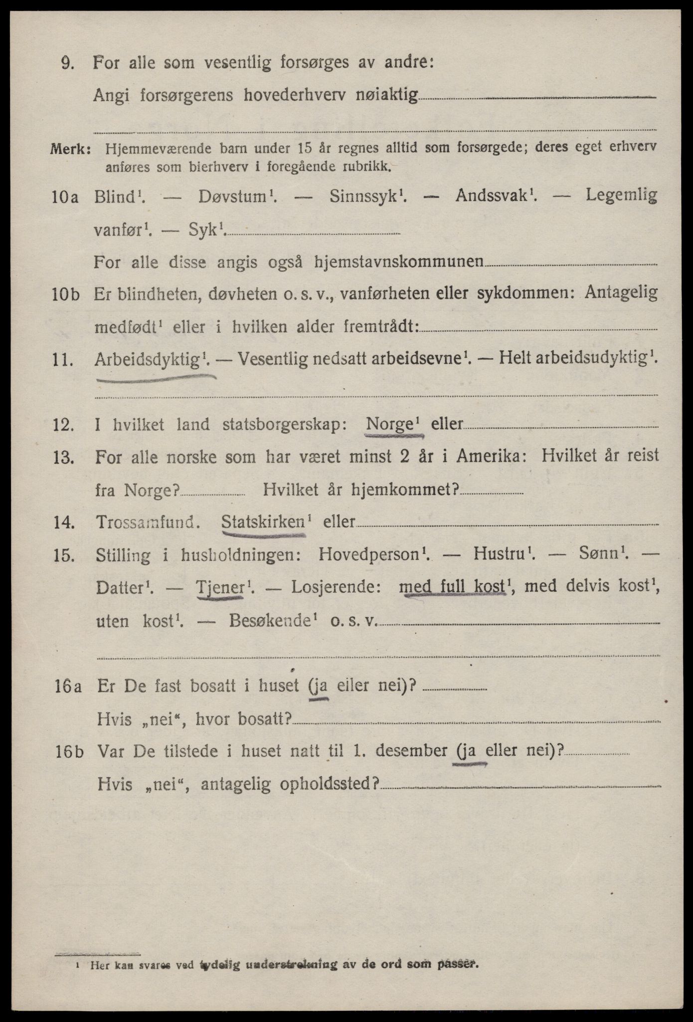 SAKO, 1920 census for Vinje, 1920, p. 1964