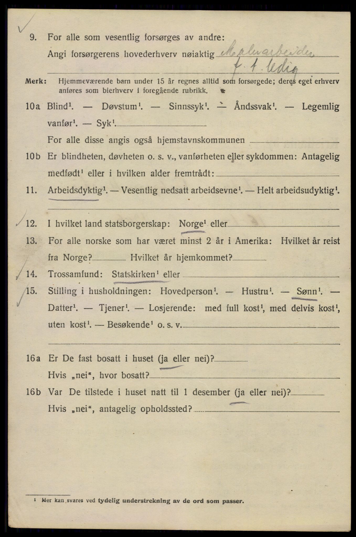 SAO, 1920 census for Kristiania, 1920, p. 269888