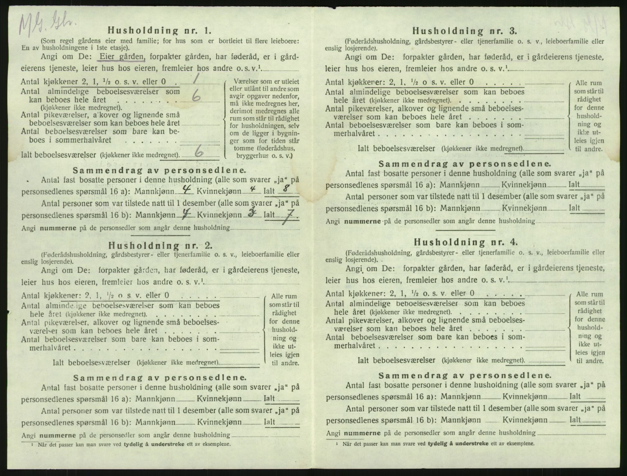SAKO, 1920 census for Brunlanes, 1920, p. 930