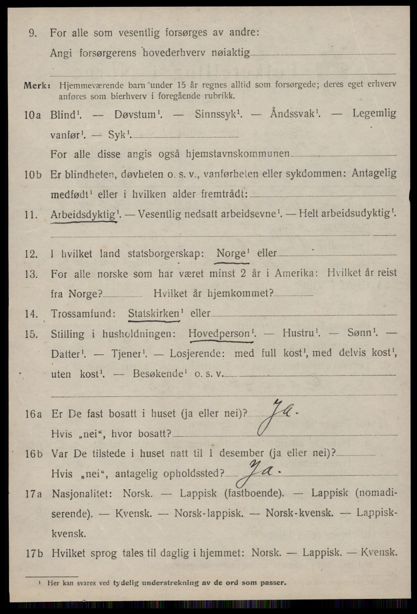 SAT, 1920 census for Børsa, 1920, p. 2530