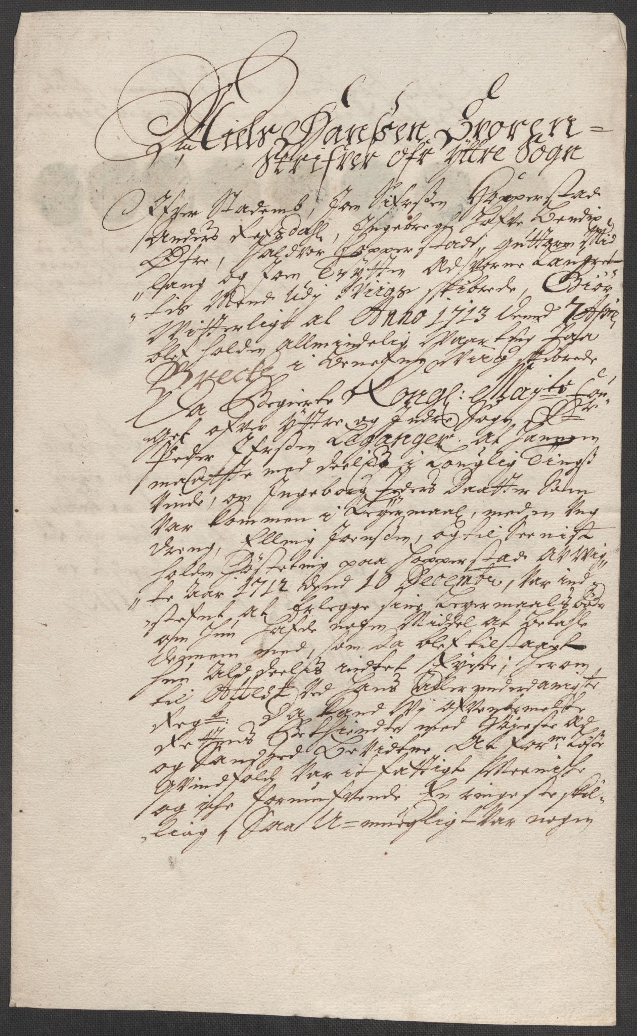 Rentekammeret inntil 1814, Reviderte regnskaper, Fogderegnskap, AV/RA-EA-4092/R52/L3318: Fogderegnskap Sogn, 1712, p. 206