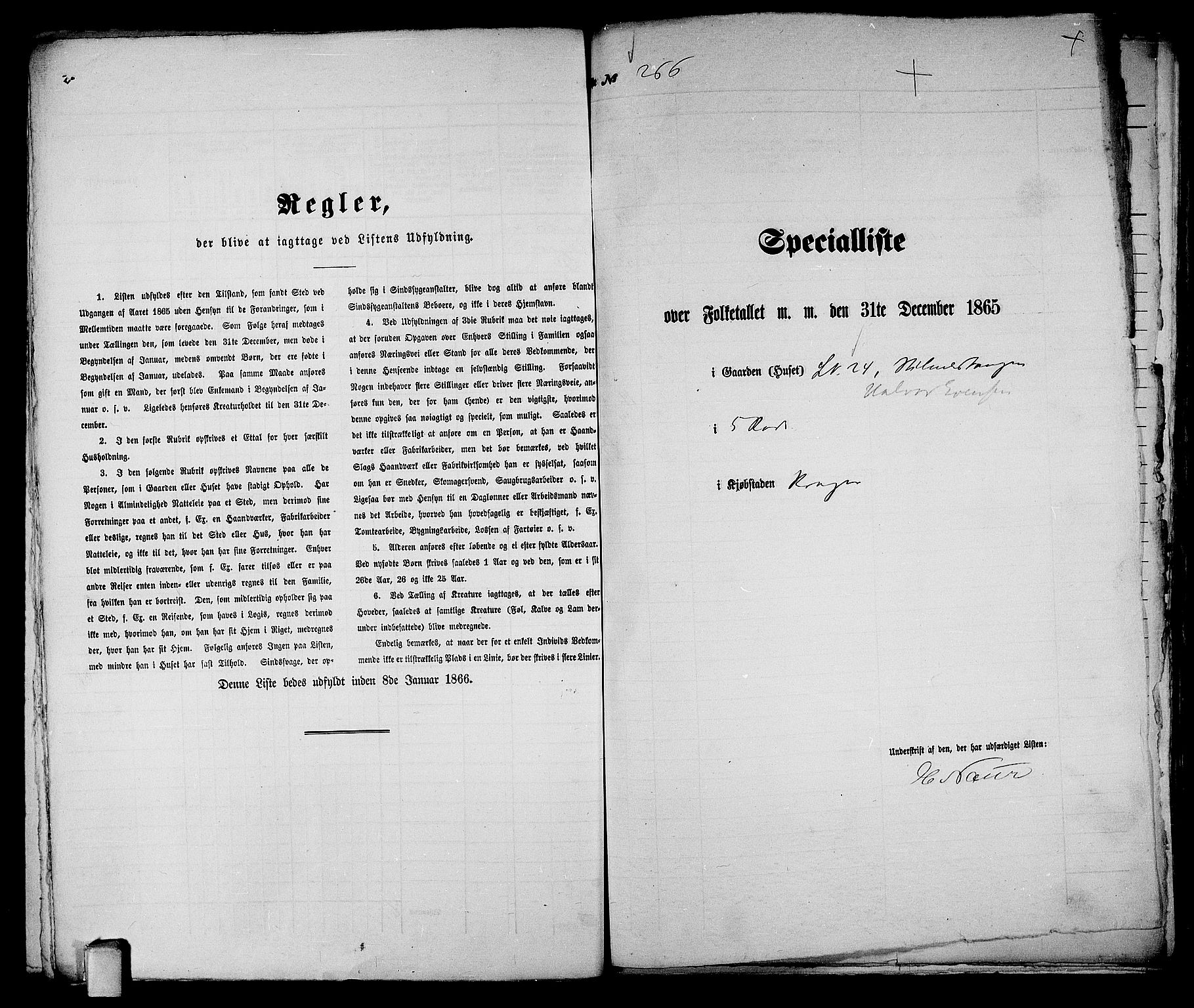 RA, 1865 census for Kragerø/Kragerø, 1865, p. 542