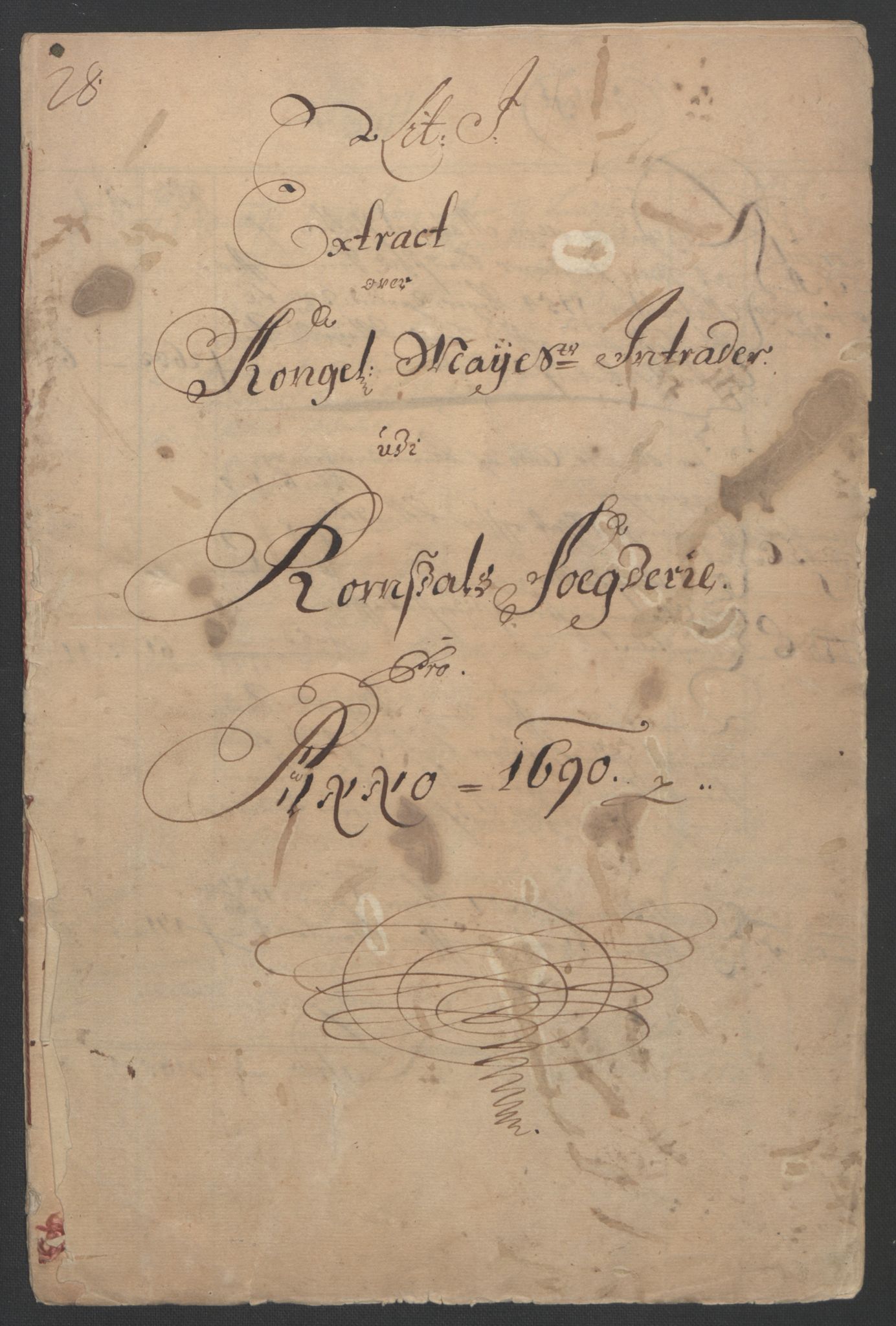 Rentekammeret inntil 1814, Reviderte regnskaper, Fogderegnskap, RA/EA-4092/R55/L3649: Fogderegnskap Romsdal, 1690-1691, p. 3