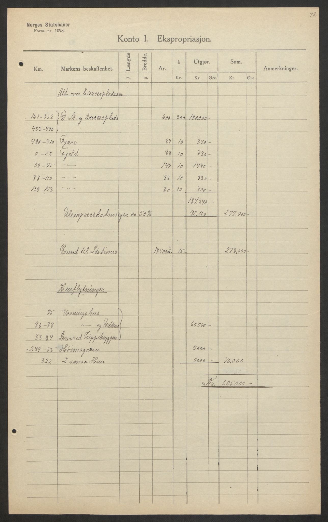 Norges Statsbaner, Baneavdelingen B, AV/RA-S-1619/1/F/Fa/L0042: NORGE-JYLLAND, 1920, p. 349