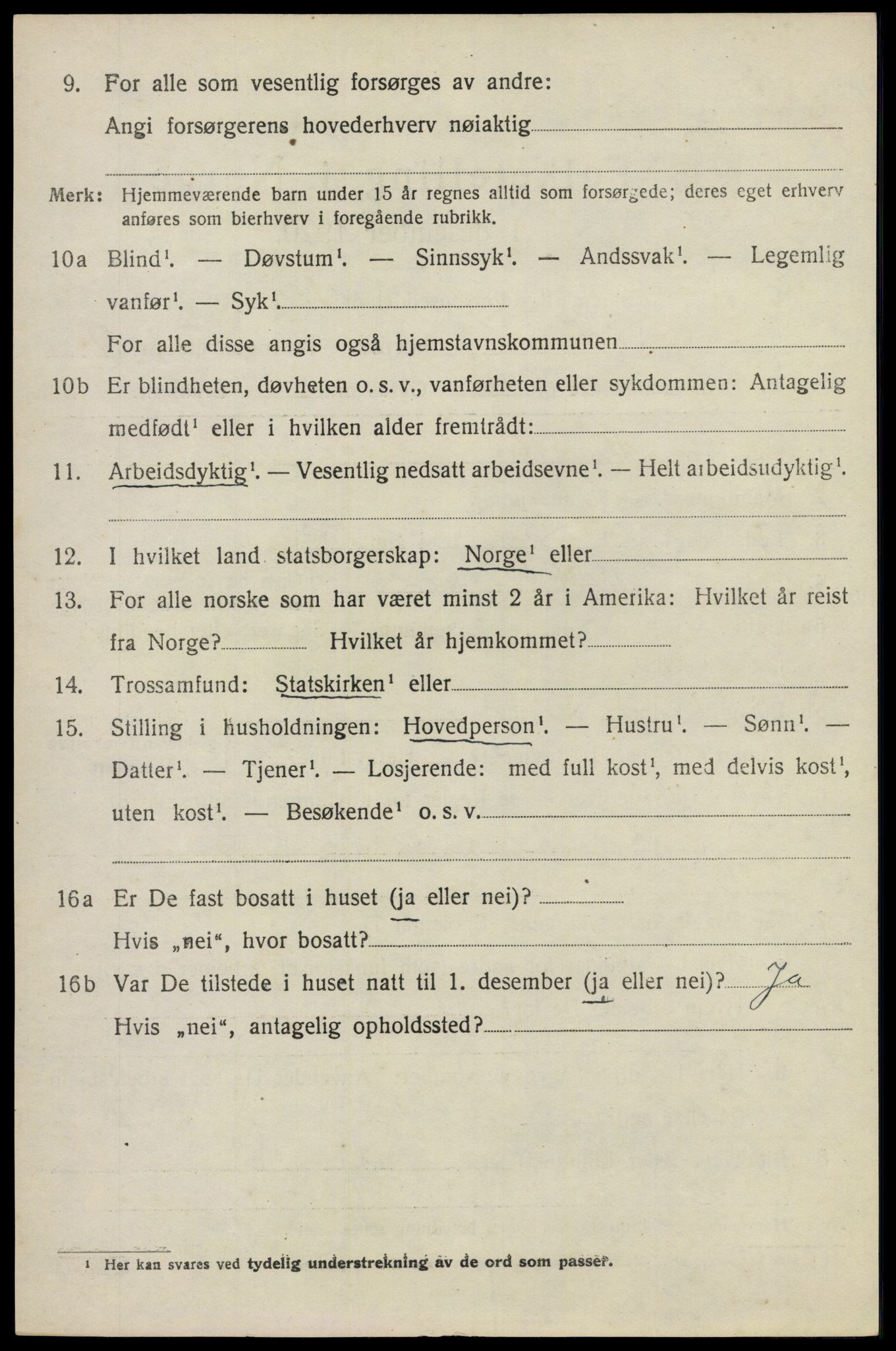 SAO, 1920 census for Fet, 1920, p. 2371