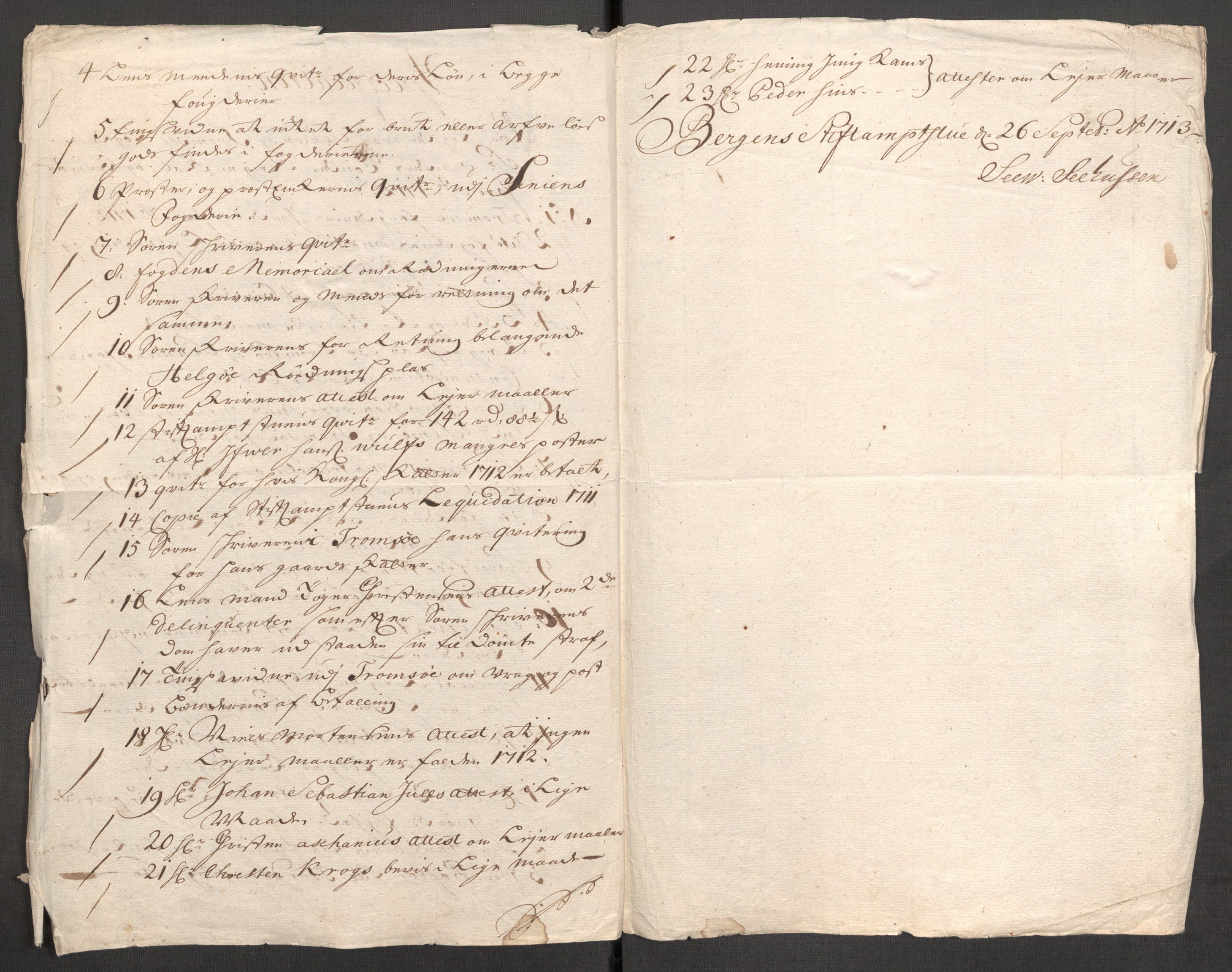 Rentekammeret inntil 1814, Reviderte regnskaper, Fogderegnskap, AV/RA-EA-4092/R68/L4758: Fogderegnskap Senja og Troms, 1711-1712, p. 310