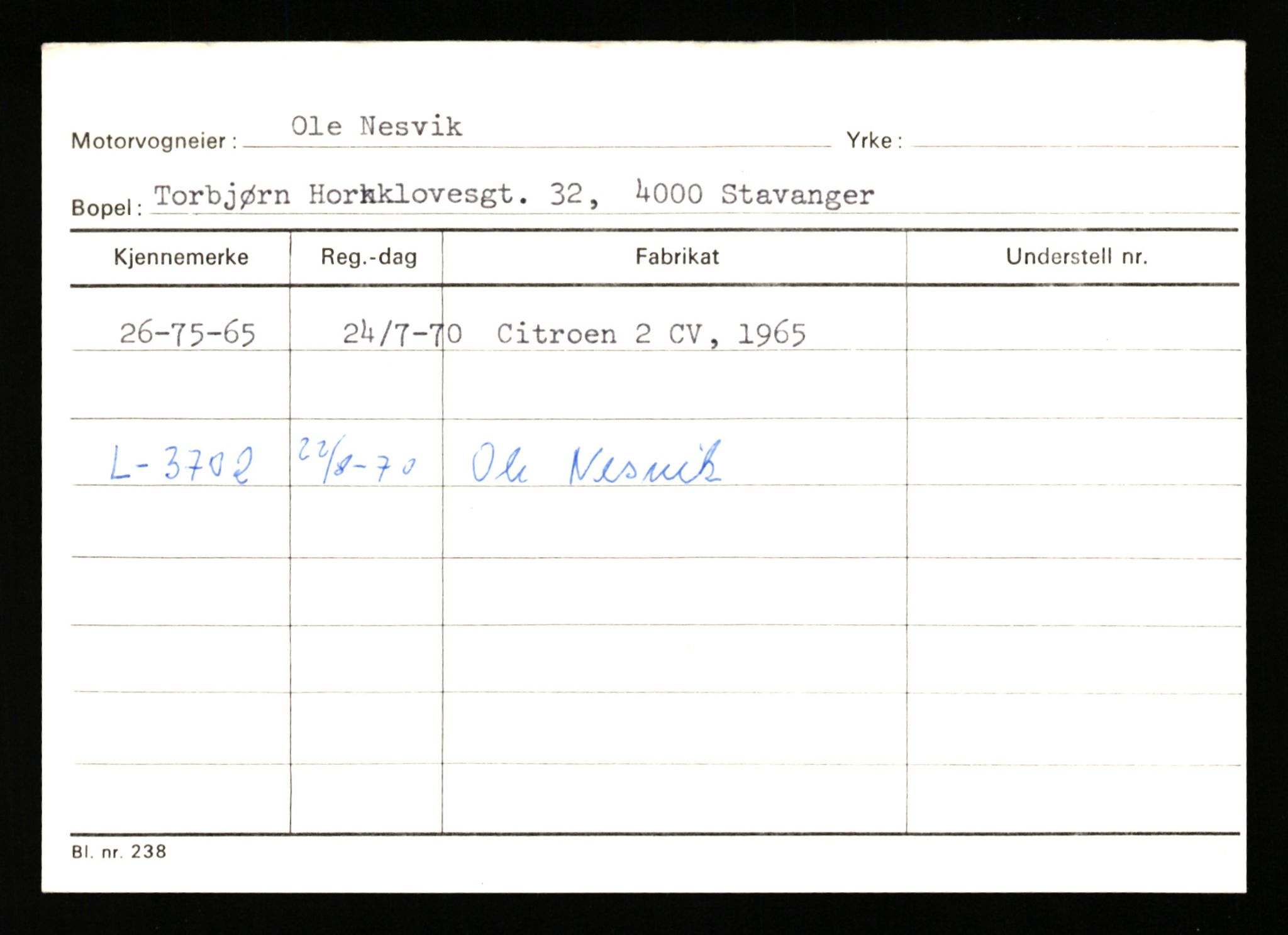 Stavanger trafikkstasjon, AV/SAST-A-101942/0/G/L0011: Registreringsnummer: 240000 - 363477, 1930-1971, p. 857