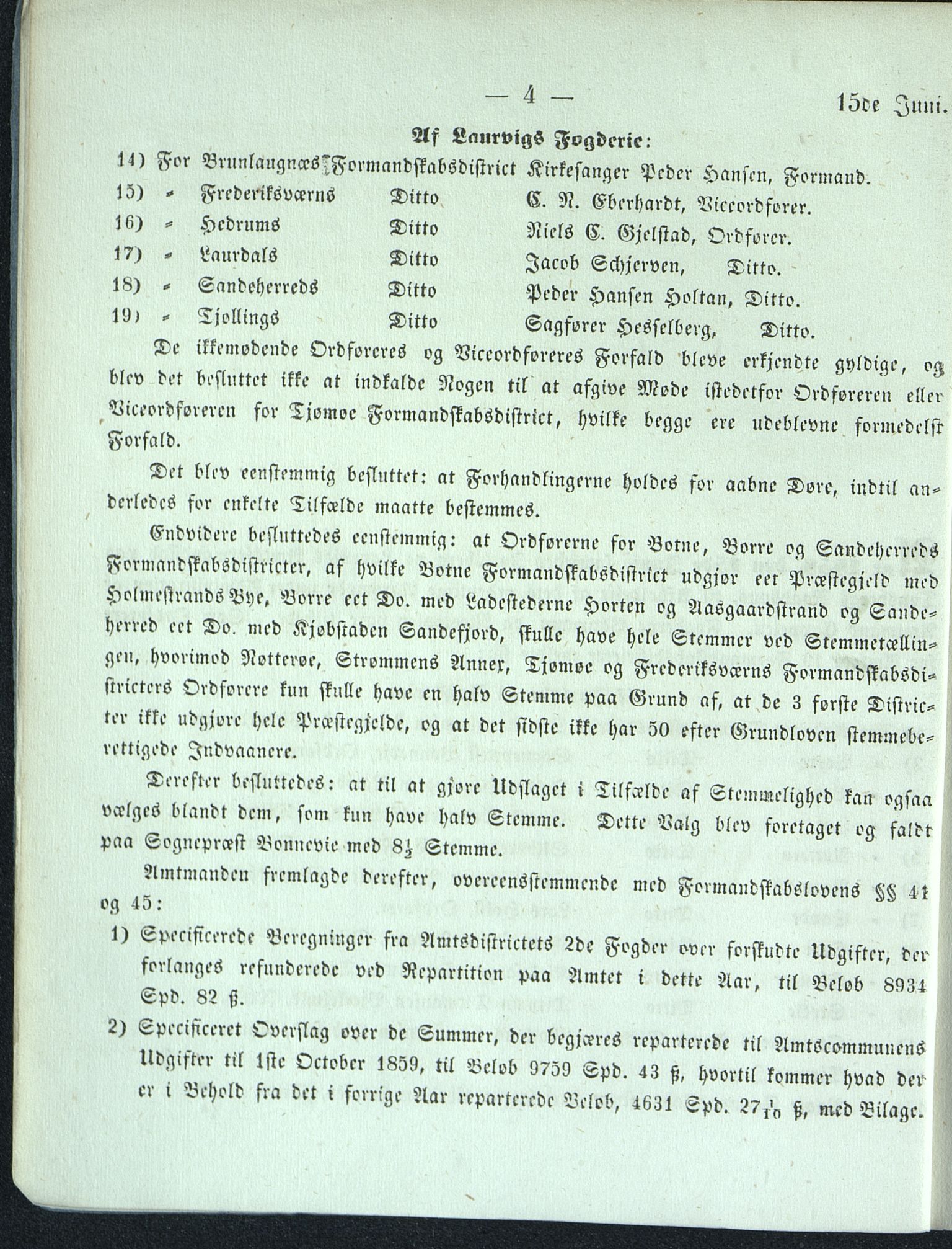 Vestfold fylkeskommune. Fylkestinget, VEMU/A-1315/A/Ab/Abb/L0004: Fylkestingsforhandlinger, 1858