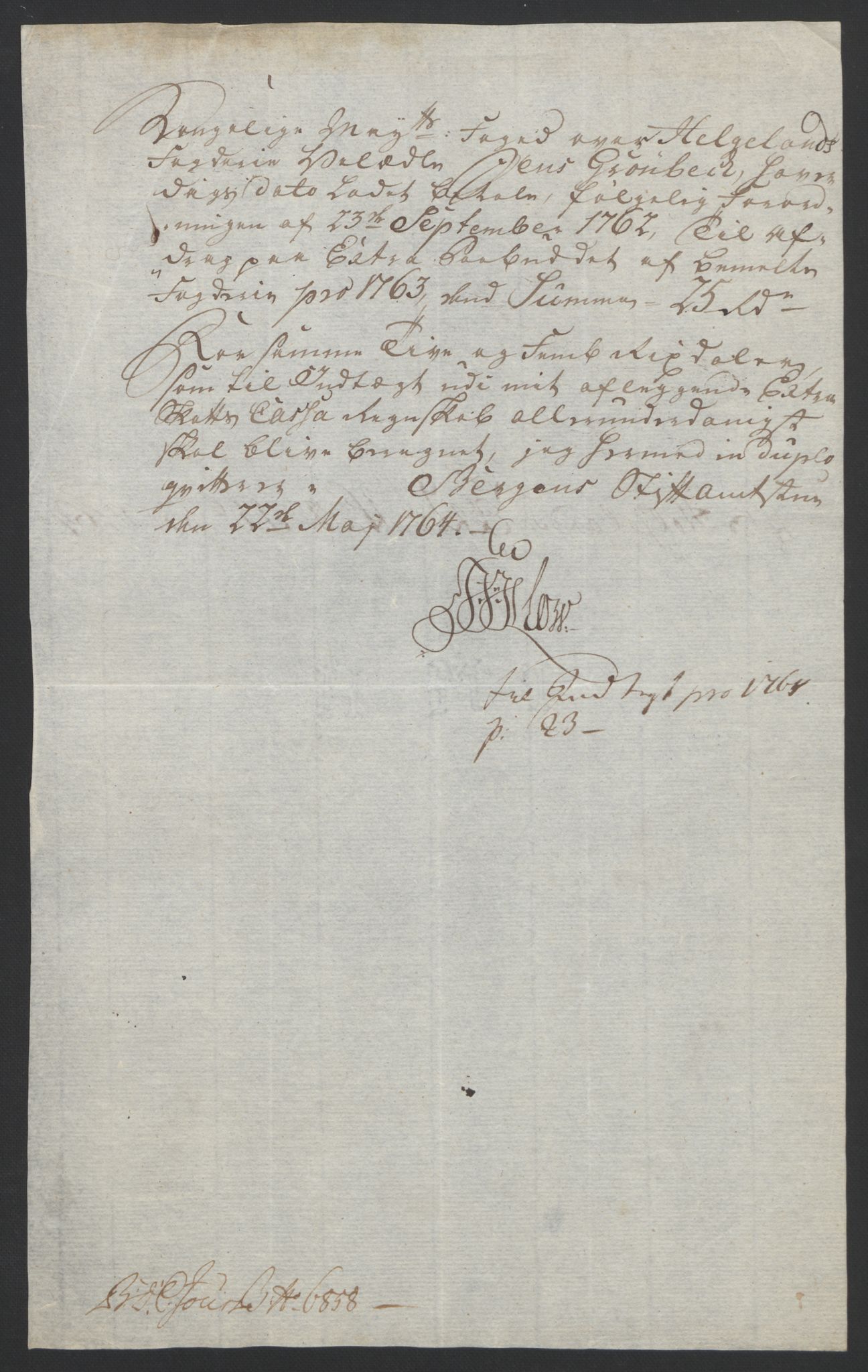 Rentekammeret inntil 1814, Reviderte regnskaper, Fogderegnskap, AV/RA-EA-4092/R65/L4573: Ekstraskatten Helgeland, 1762-1772, p. 46