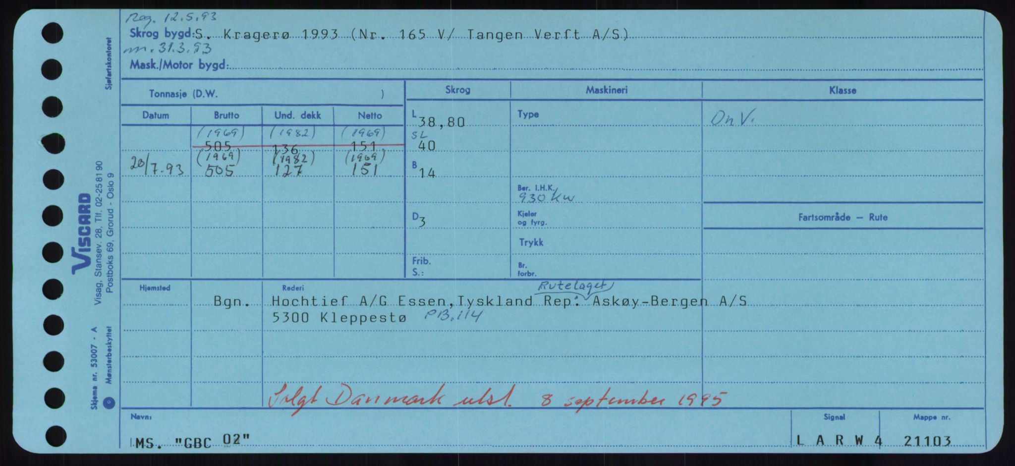 Sjøfartsdirektoratet med forløpere, Skipsmålingen, RA/S-1627/H/Hd/L0012: Fartøy, G-Glø, p. 3