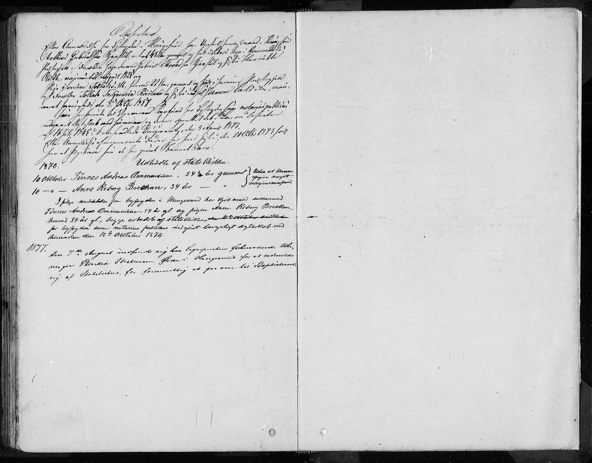 Torvastad sokneprestkontor, AV/SAST-A -101857/H/Ha/Haa/L0013: Parish register (official) no. A 12.2, 1867-1877