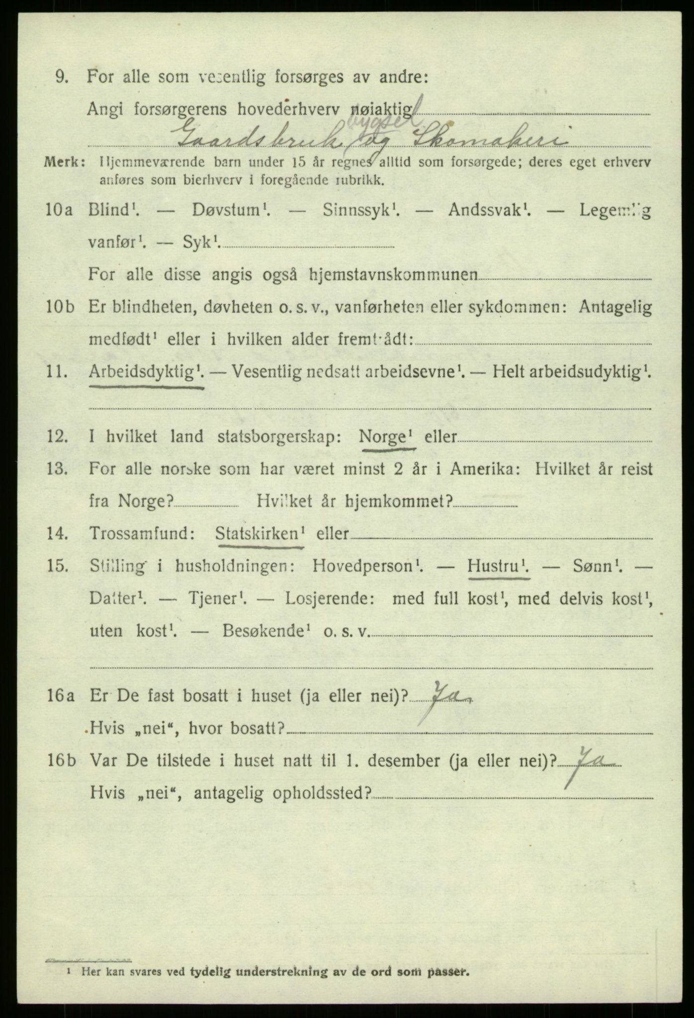 SAB, 1920 census for Manger, 1920, p. 8467