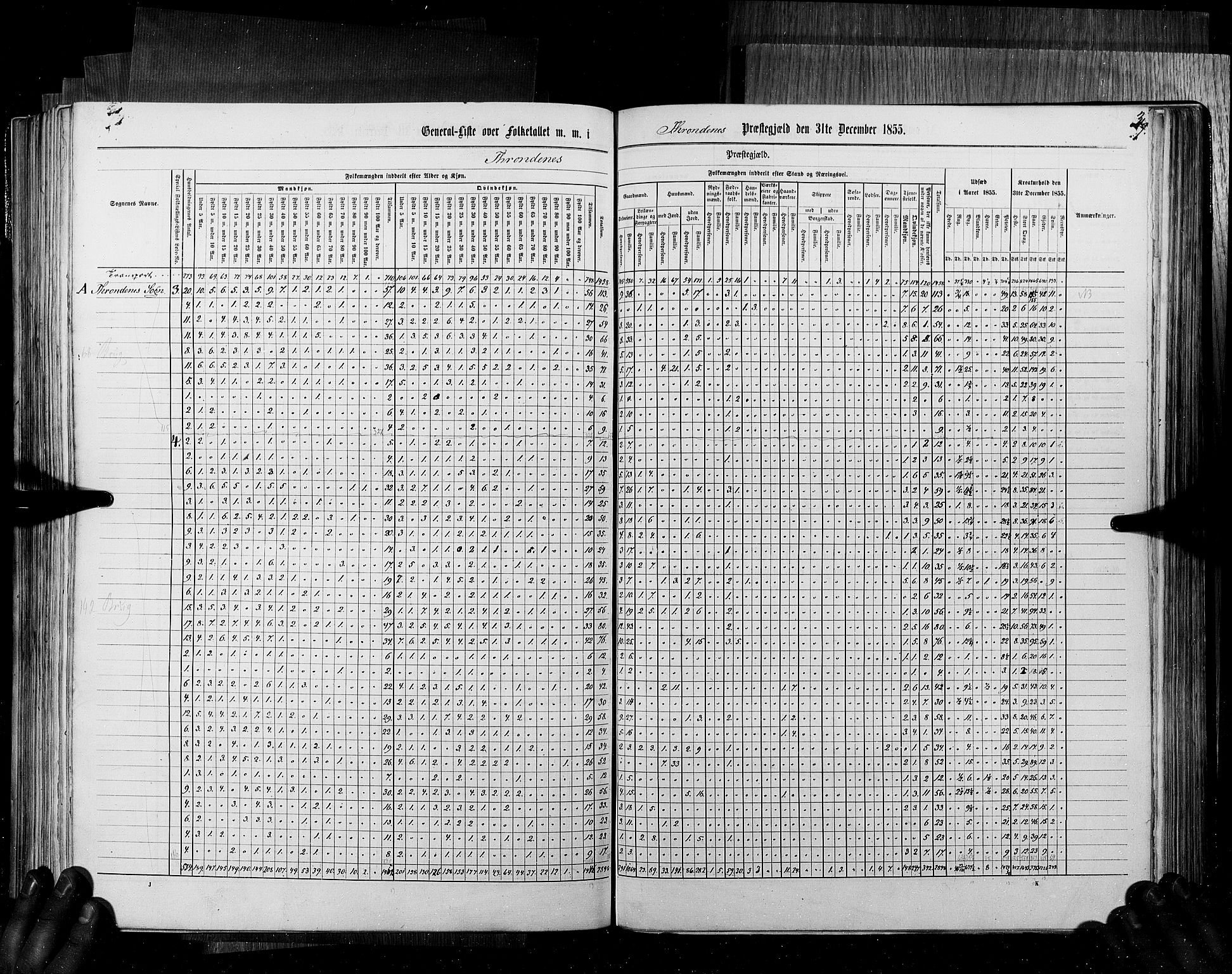 RA, Census 1855, vol. 6B: Nordland amt og Finnmarken amt, 1855, p. 319