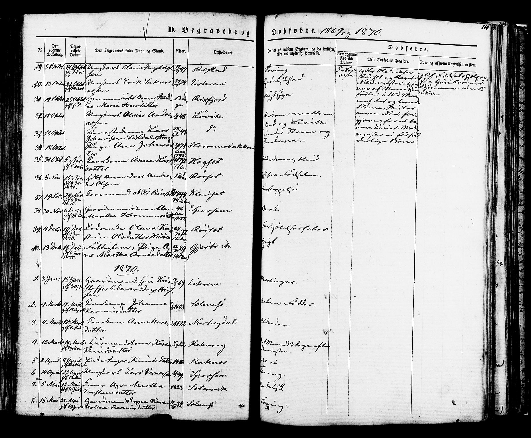 Ministerialprotokoller, klokkerbøker og fødselsregistre - Møre og Romsdal, SAT/A-1454/560/L0719: Parish register (official) no. 560A03, 1845-1872, p. 266