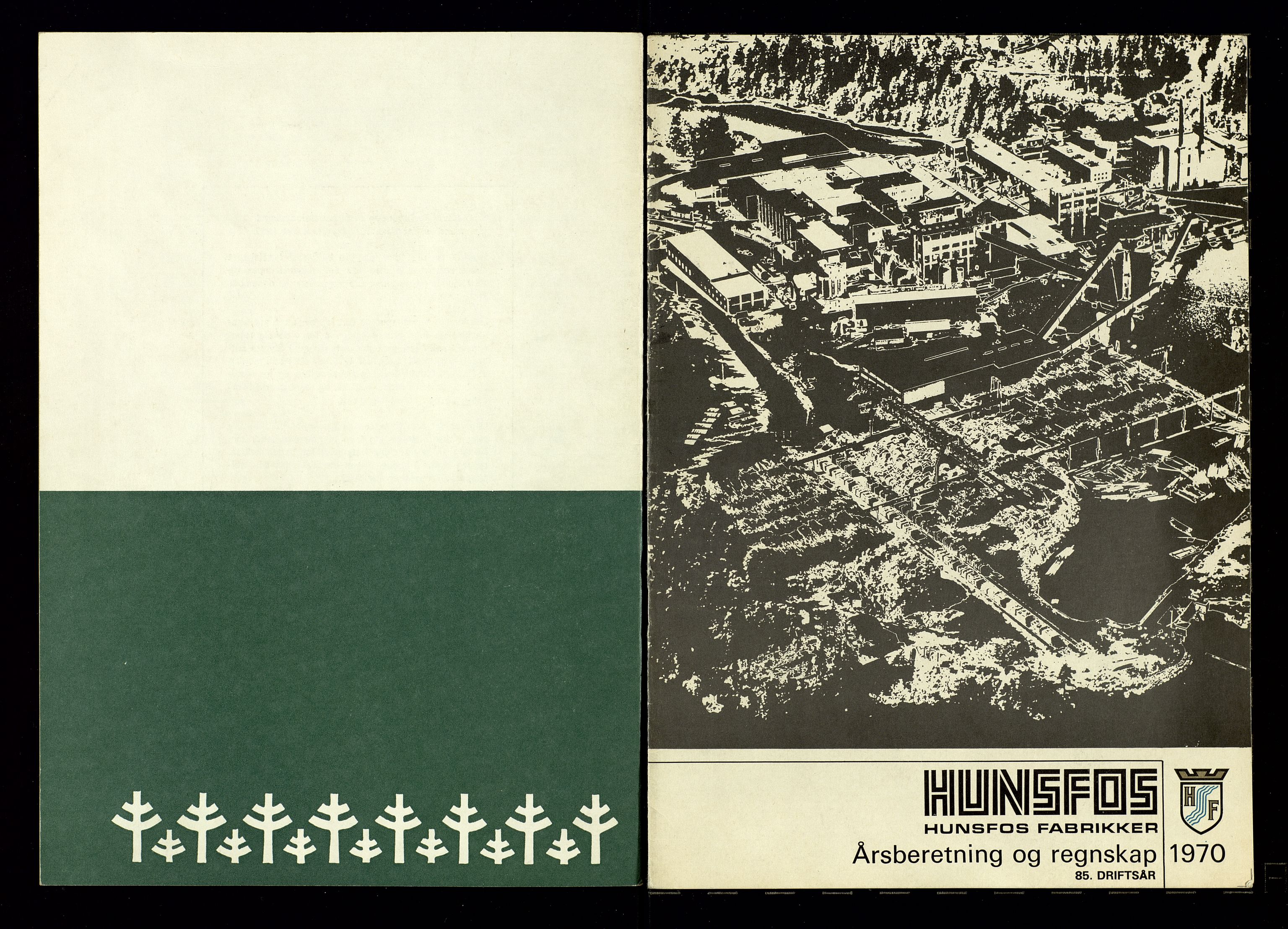 Hunsfos fabrikker, SAK/D/1440/01/L0001/0003: Vedtekter, anmeldelser og årsberetninger / Årsberetninger og regnskap, 1918-1989, p. 320