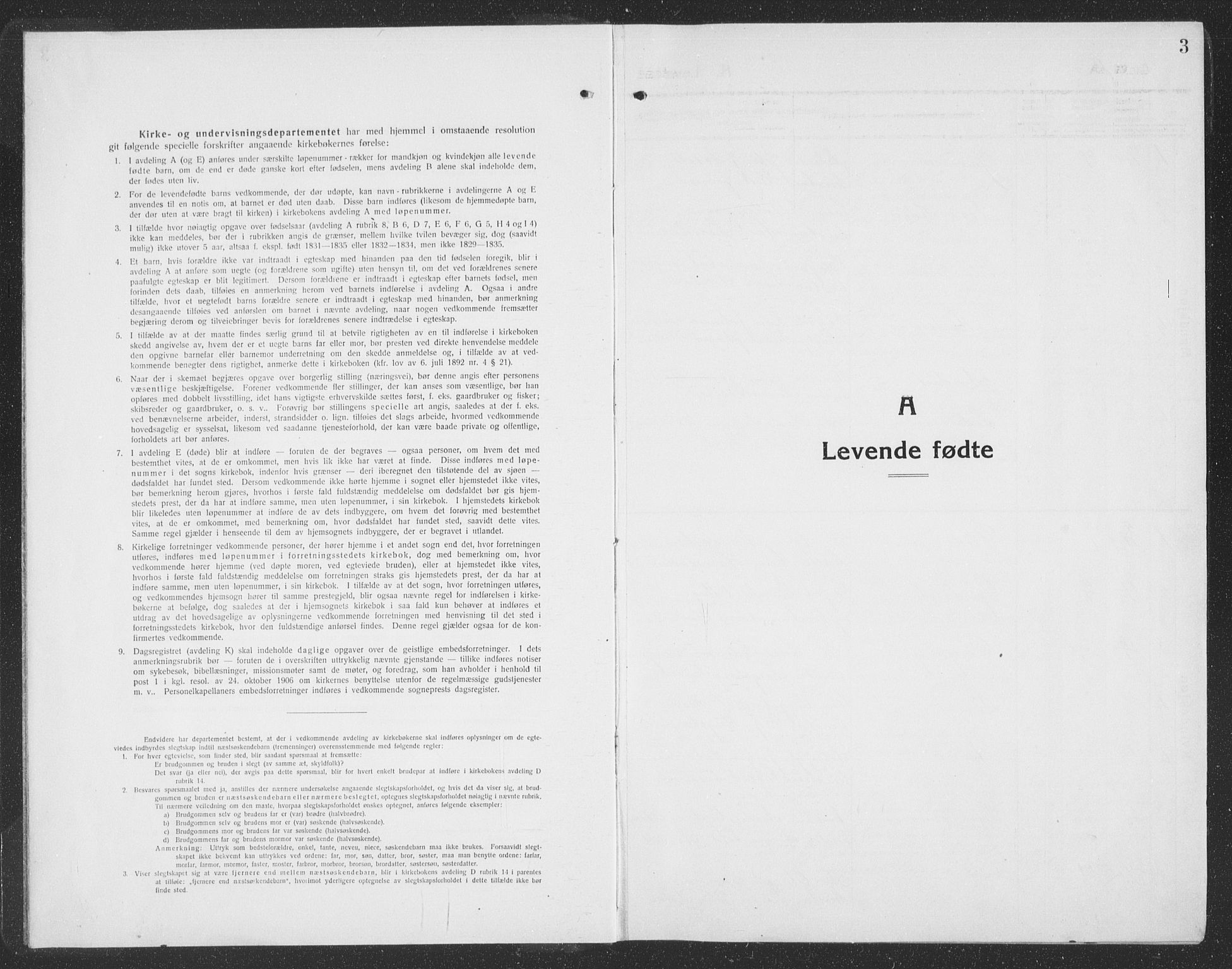 Ministerialprotokoller, klokkerbøker og fødselsregistre - Sør-Trøndelag, SAT/A-1456/688/L1030: Parish register (copy) no. 688C05, 1916-1939, p. 3
