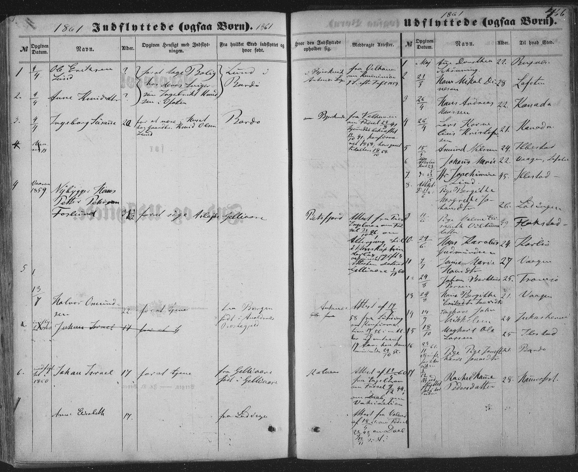 Ministerialprotokoller, klokkerbøker og fødselsregistre - Nordland, SAT/A-1459/863/L0896: Parish register (official) no. 863A08, 1861-1871, p. 466
